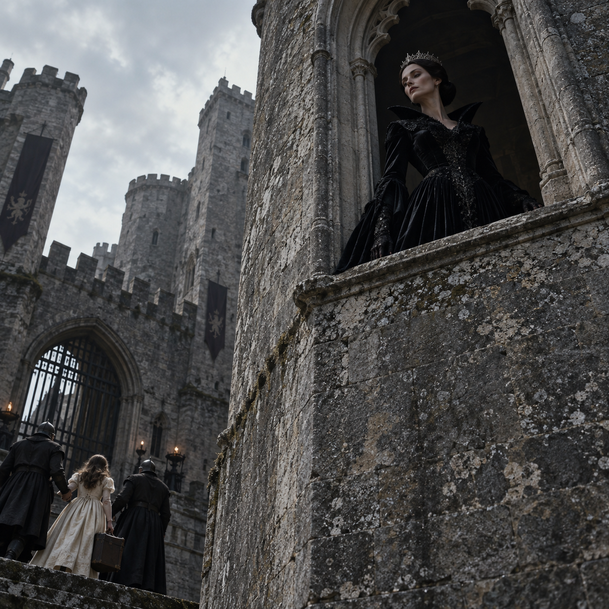 Gothic Castle Queen Oversees Exile.png
