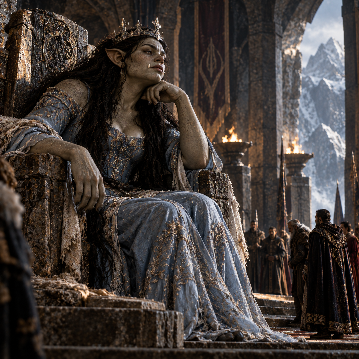 Troll Queen in the Frostbound Throne Hall.png