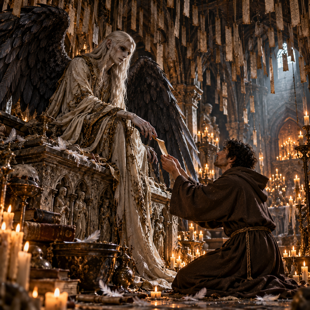 Dark Angel and the Parchment Offering.png