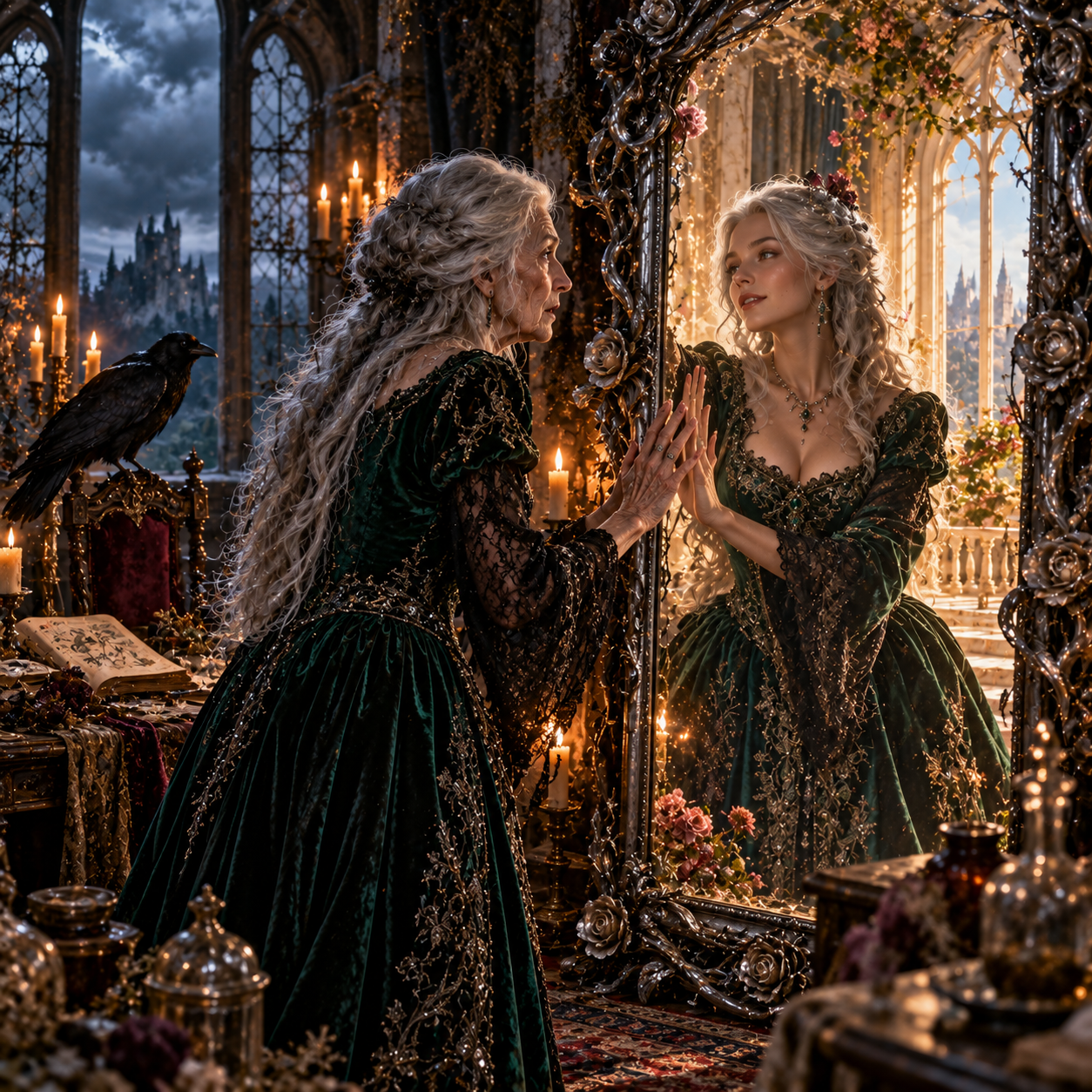 The Witch and Her Enchanted Reflection.png