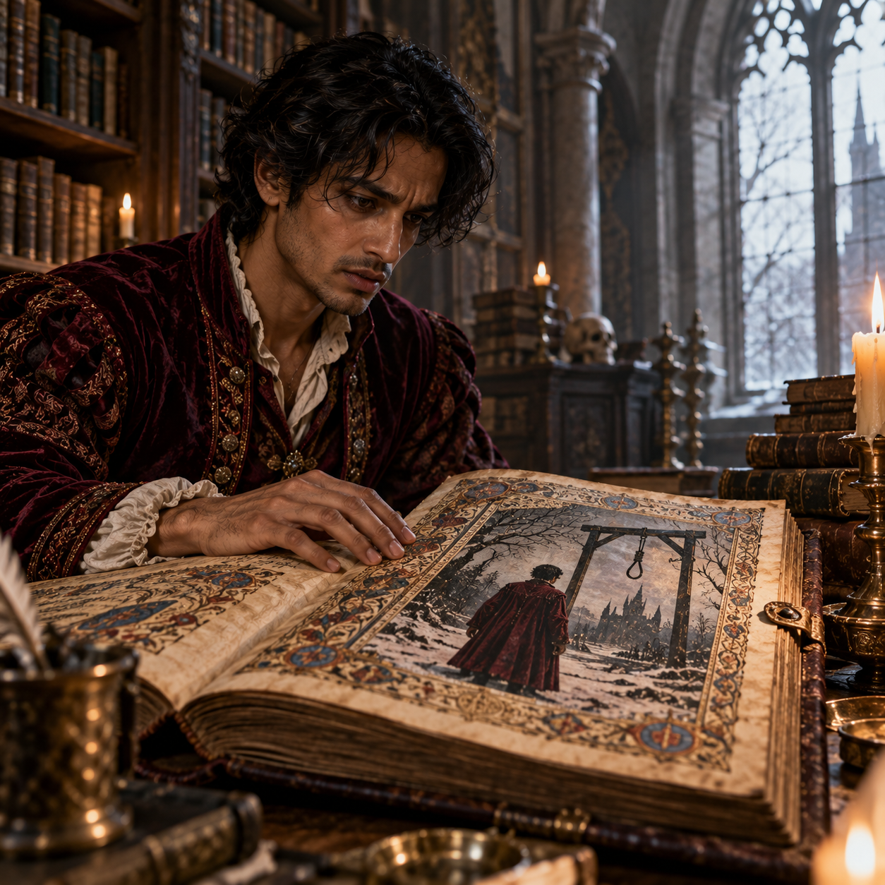 Gothic Scriptorium Illuminated Manuscript.png