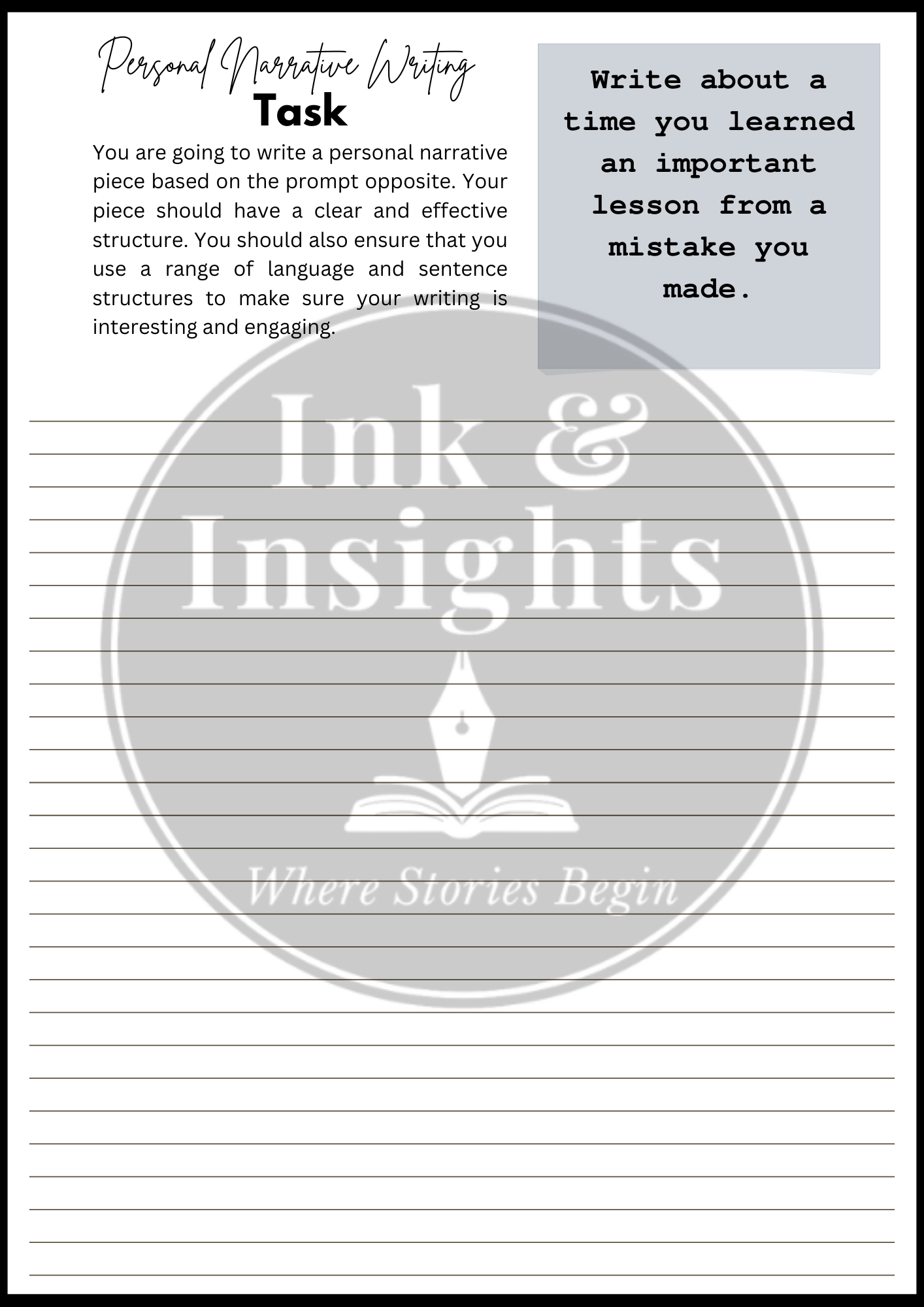 Personal Narrative Prompts Handouts.png
