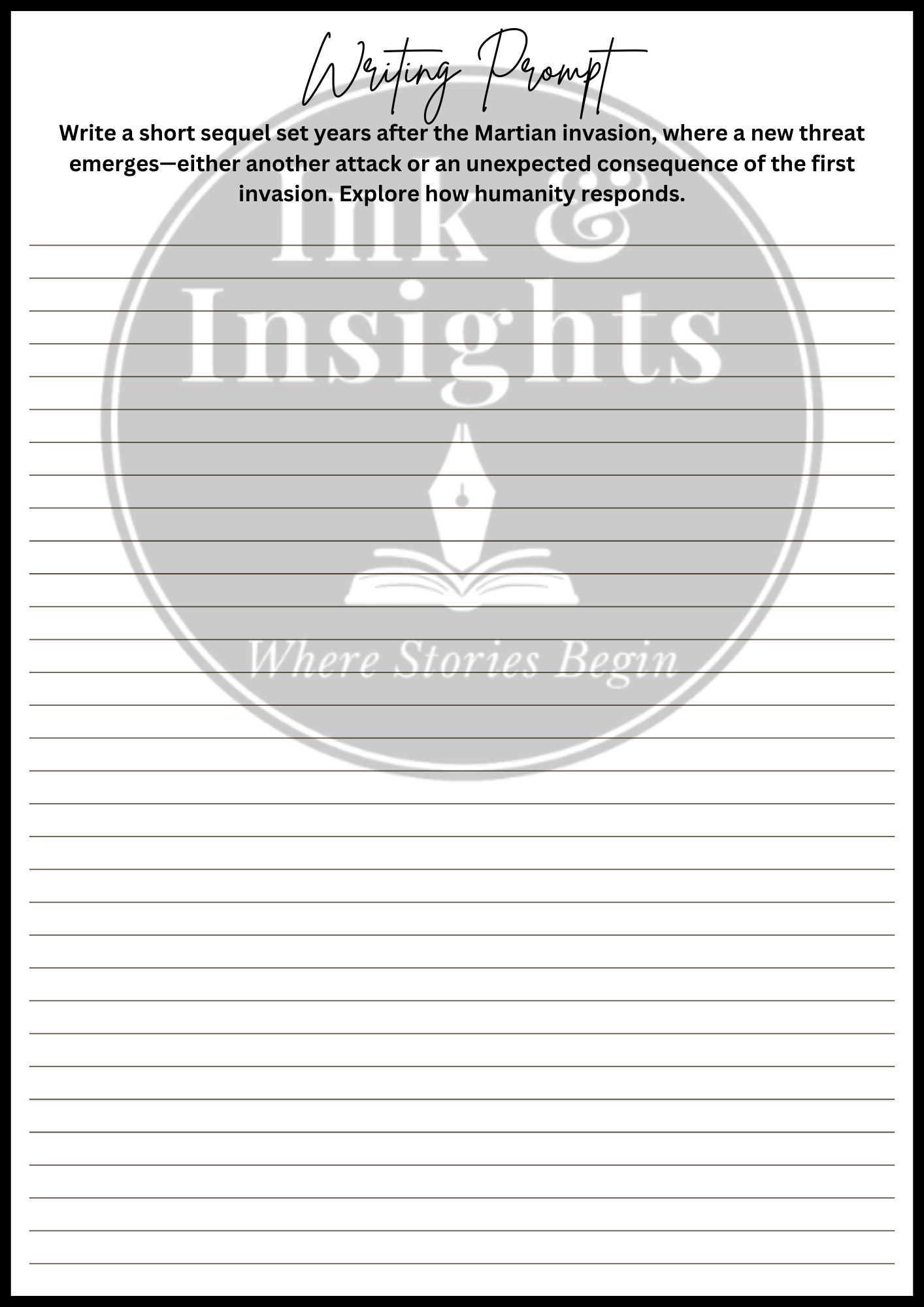 The War of the Worlds Book 2 Chapter 10 Creative Writing Prompts (1).png