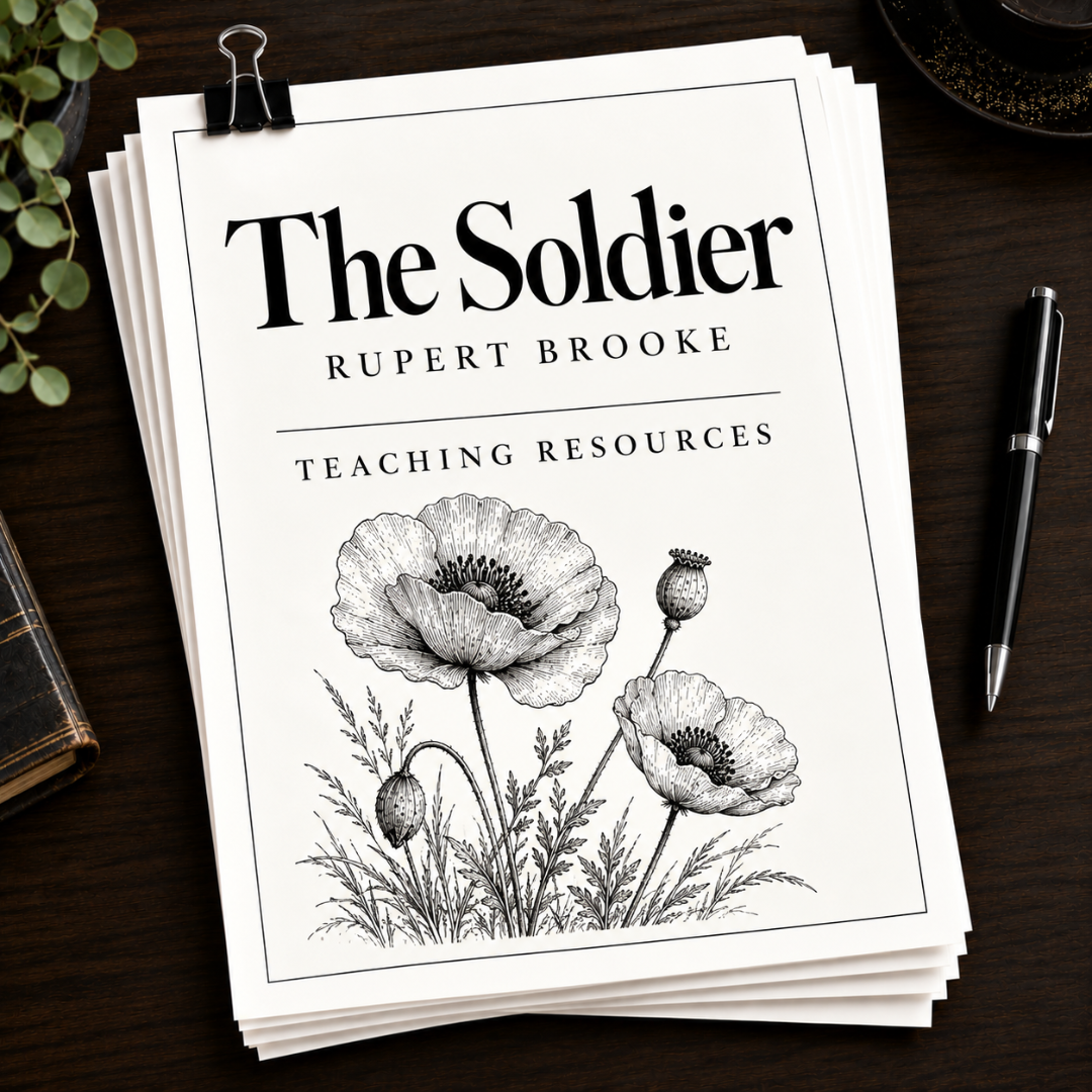 The Soldier Teaching Resources Bundle | Rupert Brooke Poetry