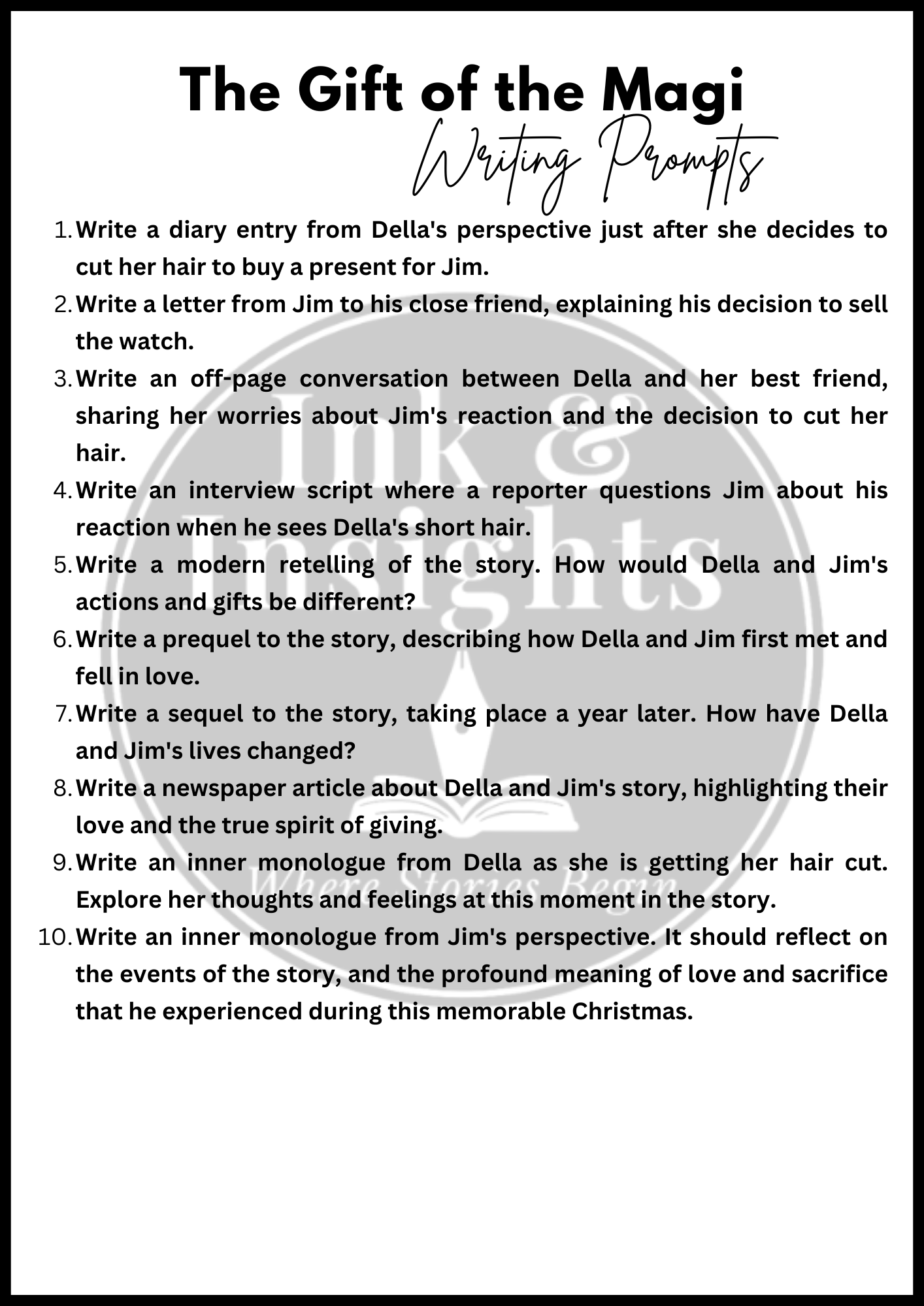 The Gift of the Magi Creative Writing Prompts.png