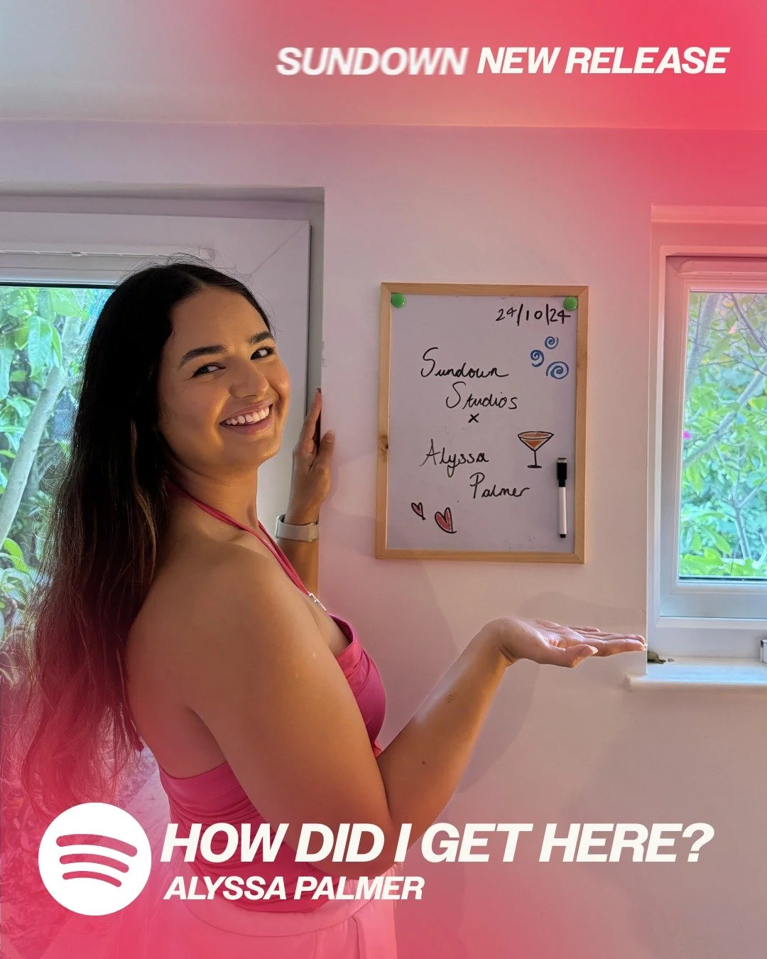 &lsquo;How Did I Get Here?&rsquo; by @introducingalyssa is out in the world! 

Co-written &amp; produced by SUNDOWN 💽 

Alyssa was one of the first artists to ever visit our old studio and this was the first song we created together. What a joy to f