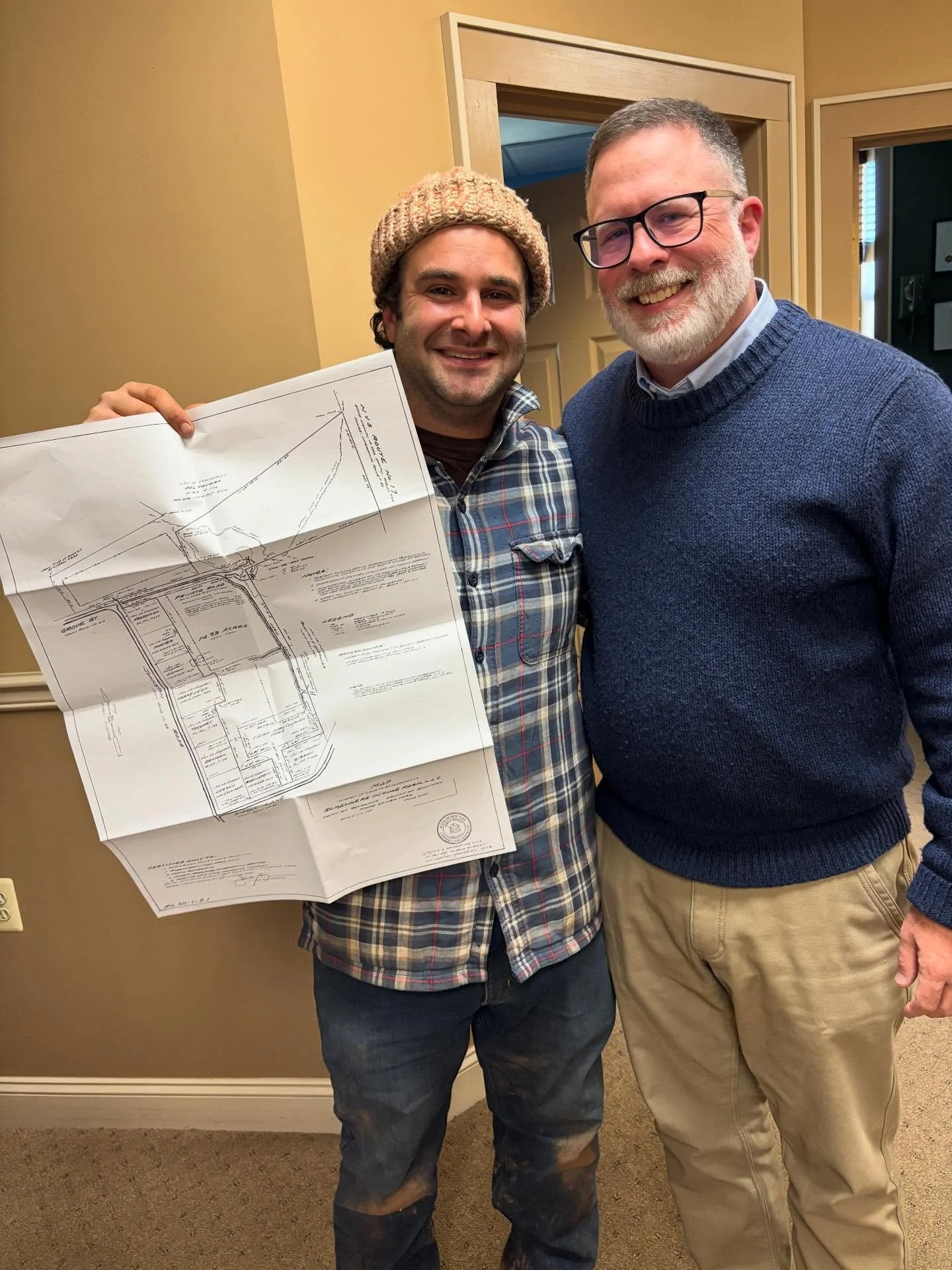 We did it! Today BVLT closed on our first ever agricultural conservation easement, helping farmer Justin Sutherland to purchase the land that he has been farming for years, and ensuring that the land and its prime soils will be protected forever! @so