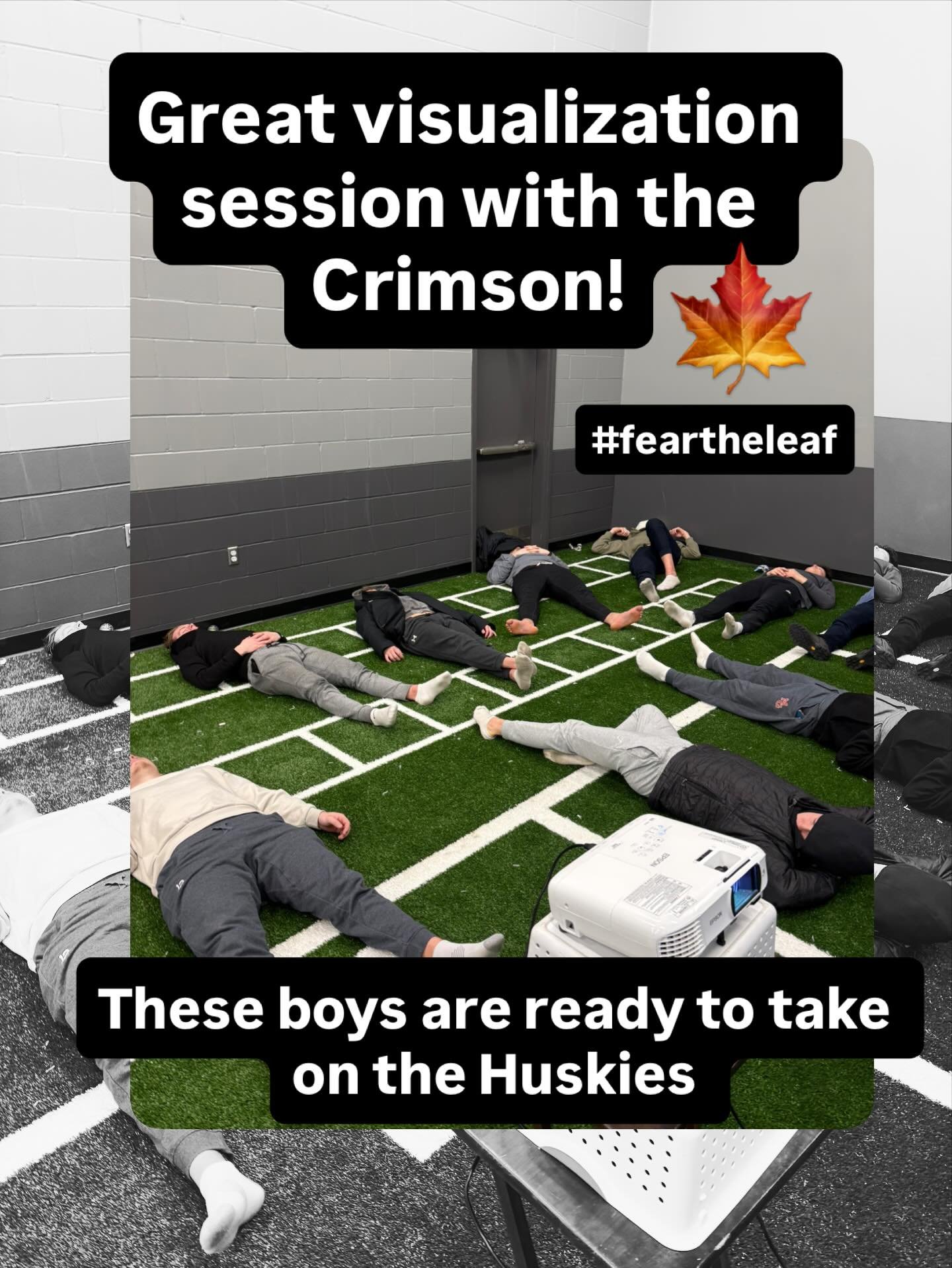 Excited for these boys to continue in sections this weekend. Go out there and make it happen Crimson!

🍁🍁🍁

 #FearTheLeaf #mnhockey