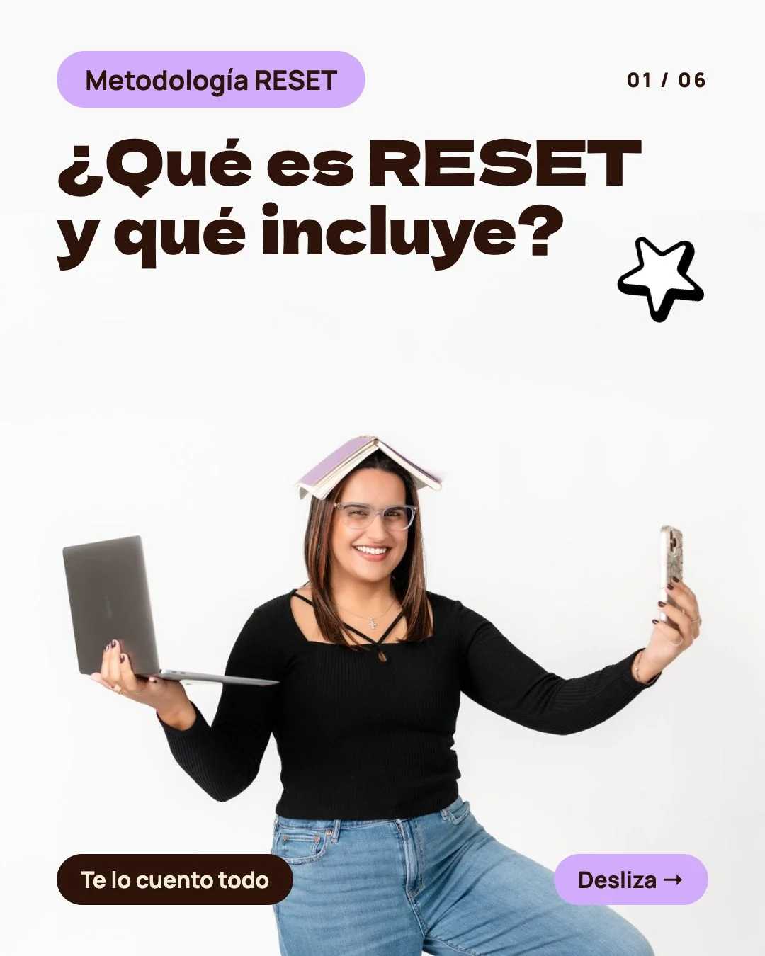 Me han preguntado qu&eacute; es RESET exactamente, as&iacute; que aqu&iacute; est&aacute; todo en un solo lugar. ✨👩🏽&zwj;💻

Si te viste en el slide 5, ya sabes cu&aacute;l es tu pr&oacute;ximo paso.

🔗 Link en mi bio
✨ Precio de lanzamiento con e