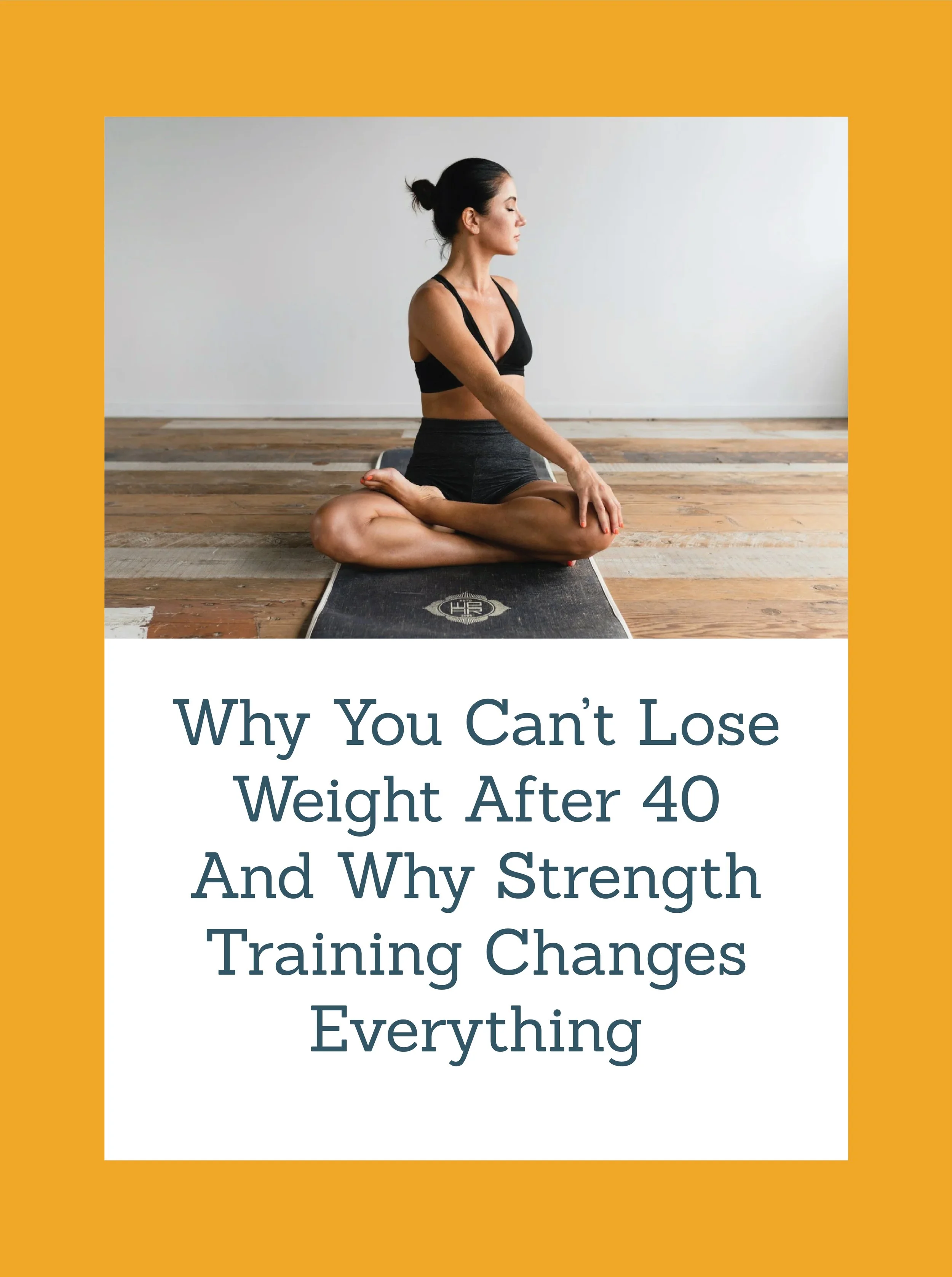 Why You Can’t Lose Weight After 40 (And Why Strength Training Changes Everything) 
