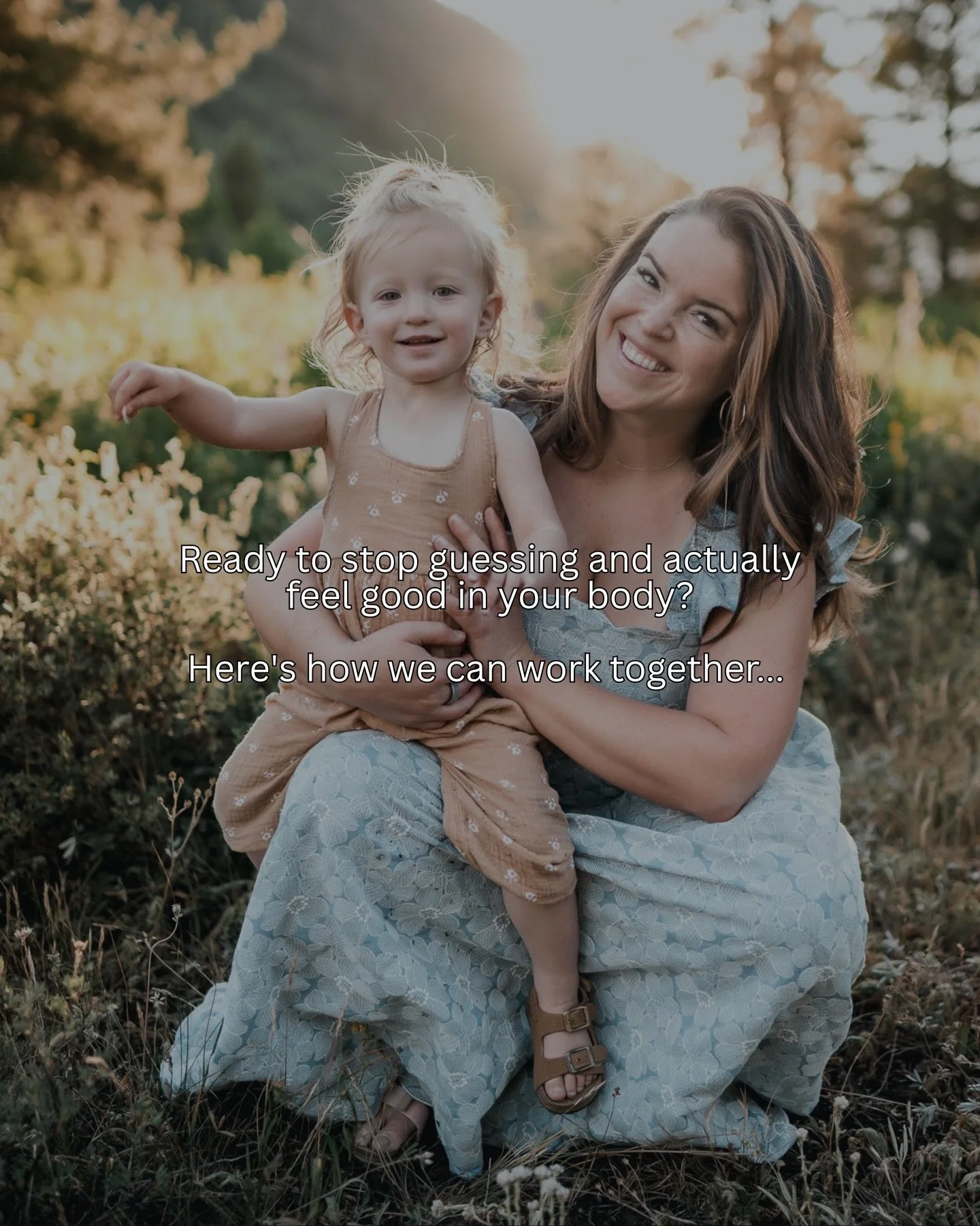 You don&rsquo;t need another generic wellness plan. You need one that actually works for YOUR body and YOUR life. 🌻

That&rsquo;s what we do here.

Whether you&rsquo;re navigating hormonal chaos, gut issues, fertility prep, or just trying to figure 