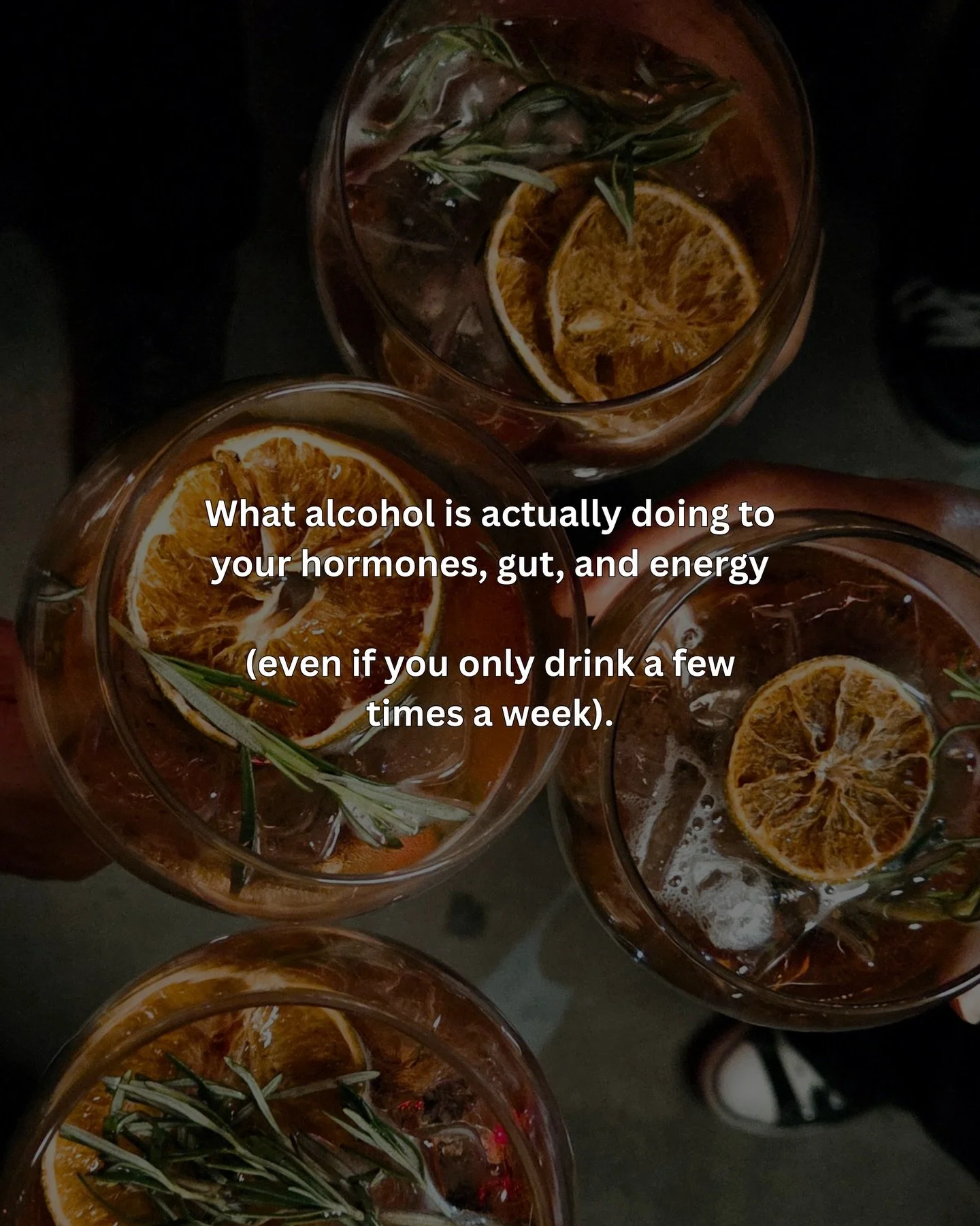 April is Alcohol Awareness Month and it&rsquo;s a good time to talk about what alcohol is actually doing inside your body, especially if you&rsquo;re dealing with hormonal issues, gut problems, or fatigue.

This isn&rsquo;t about judgment. It&rsquo;s
