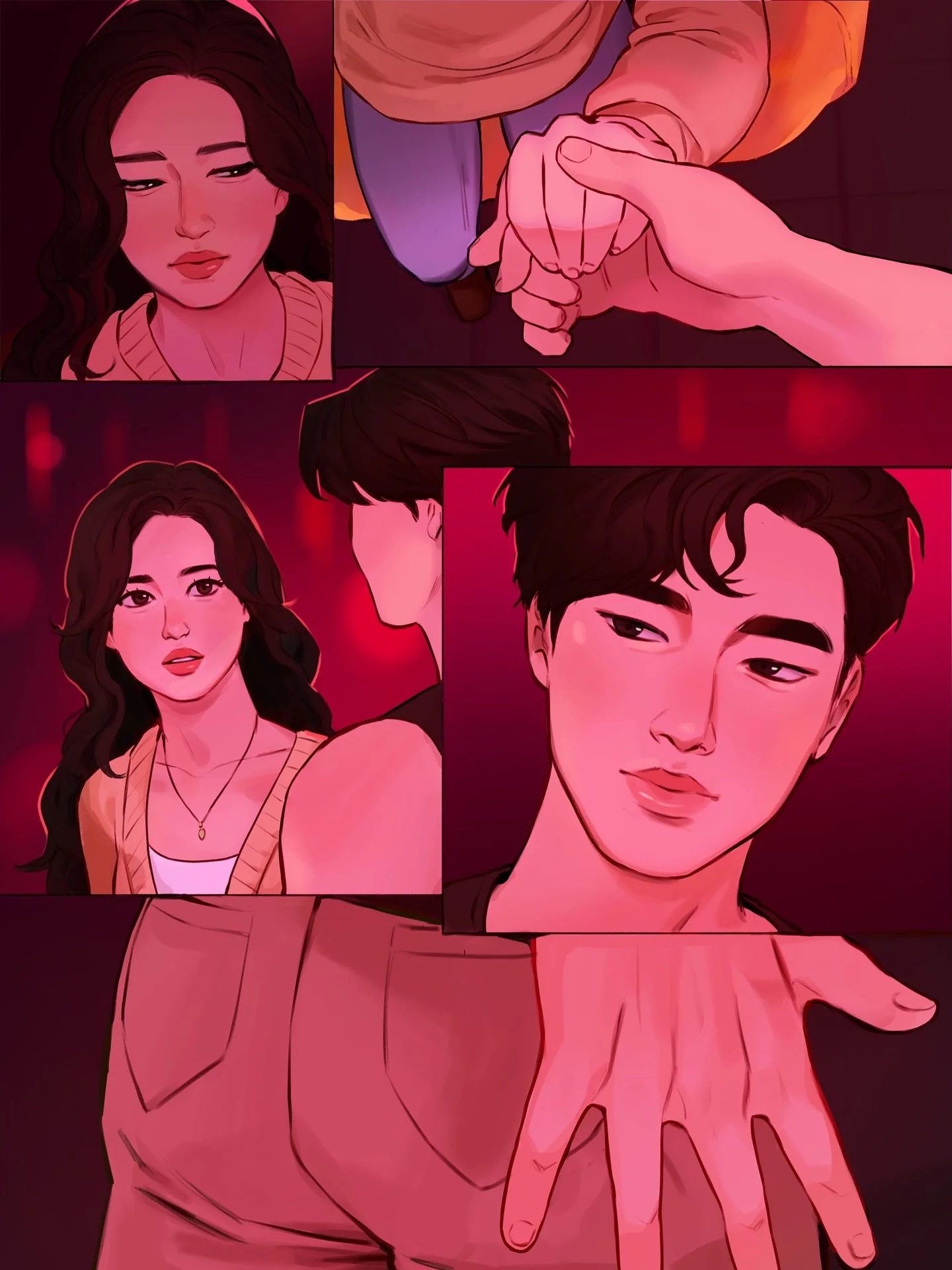 The hand flex from Pride and Prejudice (2005) but make it a modern-day K-drama 😌💖 So happy to finally share the @yuandmebooks exclusive artprint for #TheCuffingGame by the incomparable @cacaomochii ! 

Yu &amp; Me has a special place in my heart so