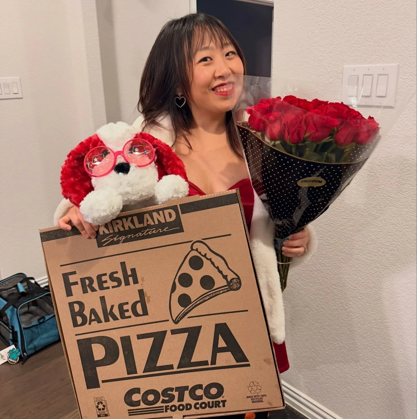 Had the worst Valentine&rsquo;s Day of our lives (because of Sad Life Events) but we tried to make the most of it. Grateful for each other and for Costco pizza 🍕🔥