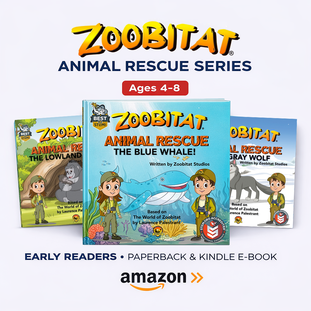 Zoobitat Animal Rescue Early Reader Series books available on Amazon