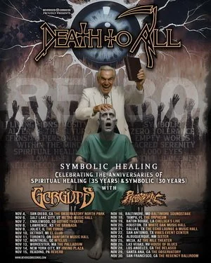 Death to All Announces historic Tour honoring “Spiritual Healing” & “Symbolic”