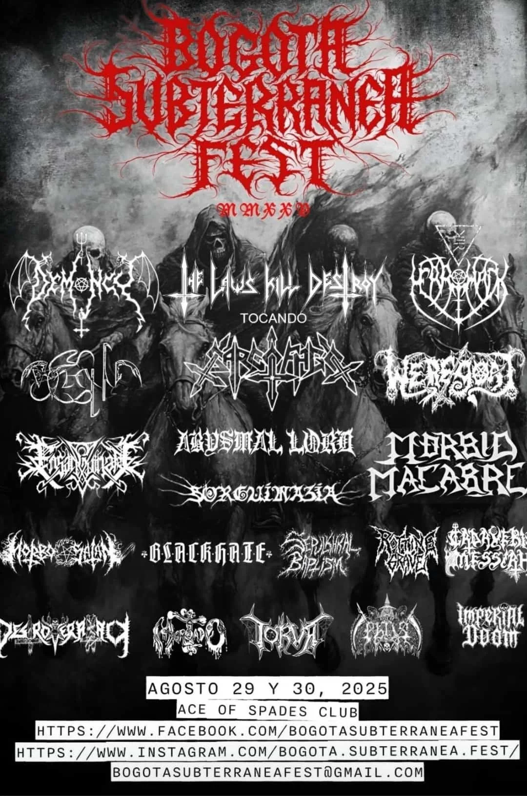Bogotá Subterránea Fest 2025: The Underground Metal Ritual Returns Stronger Than Ever