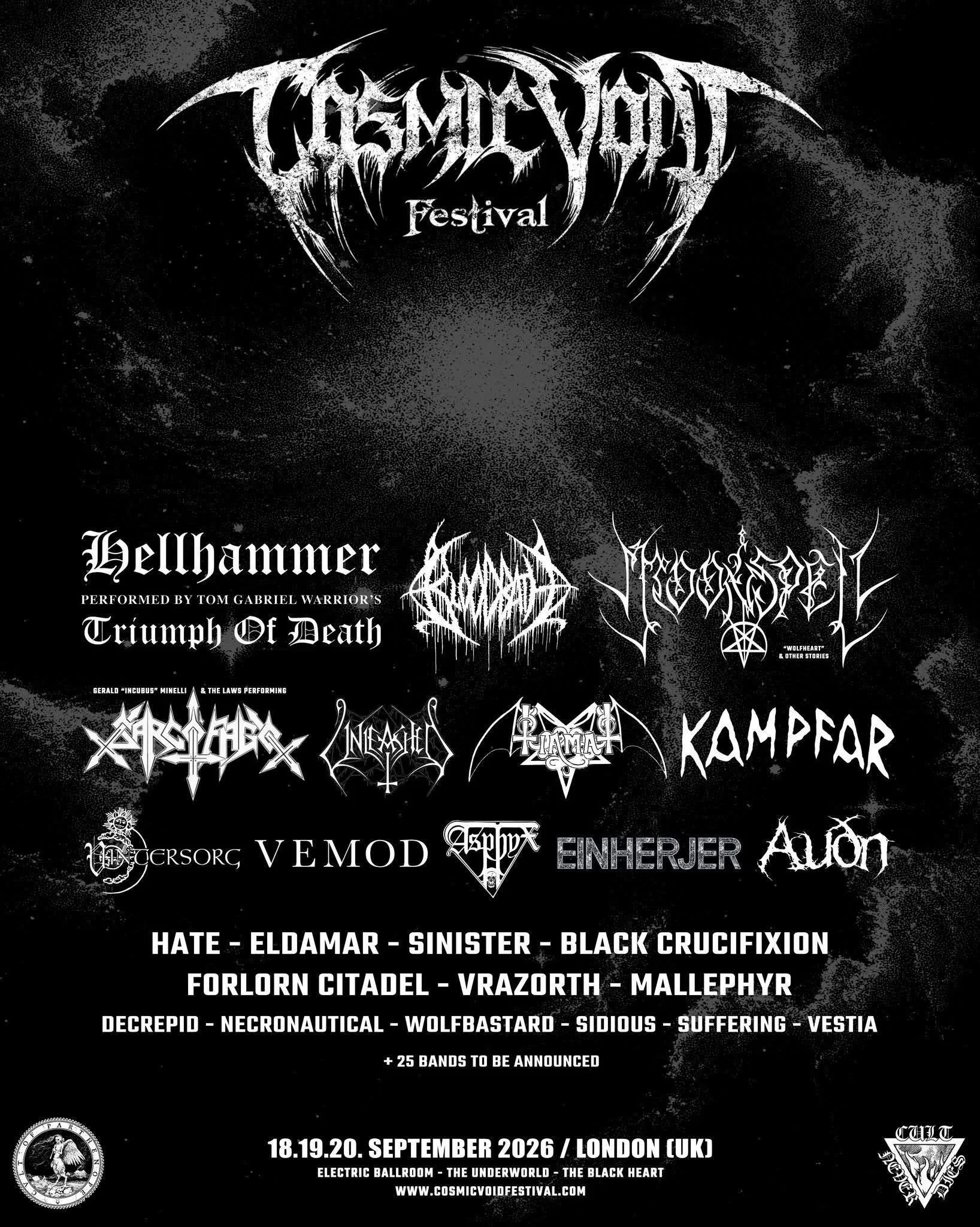 Cosmic Void Festival 2026: Bloodbath, Kampfar, and More confirmed