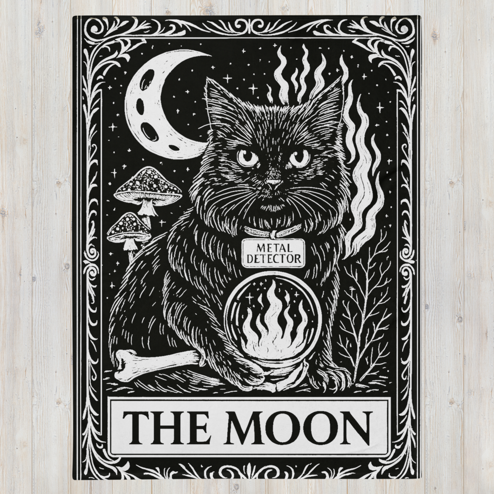 Throw Blanket the moon cat
