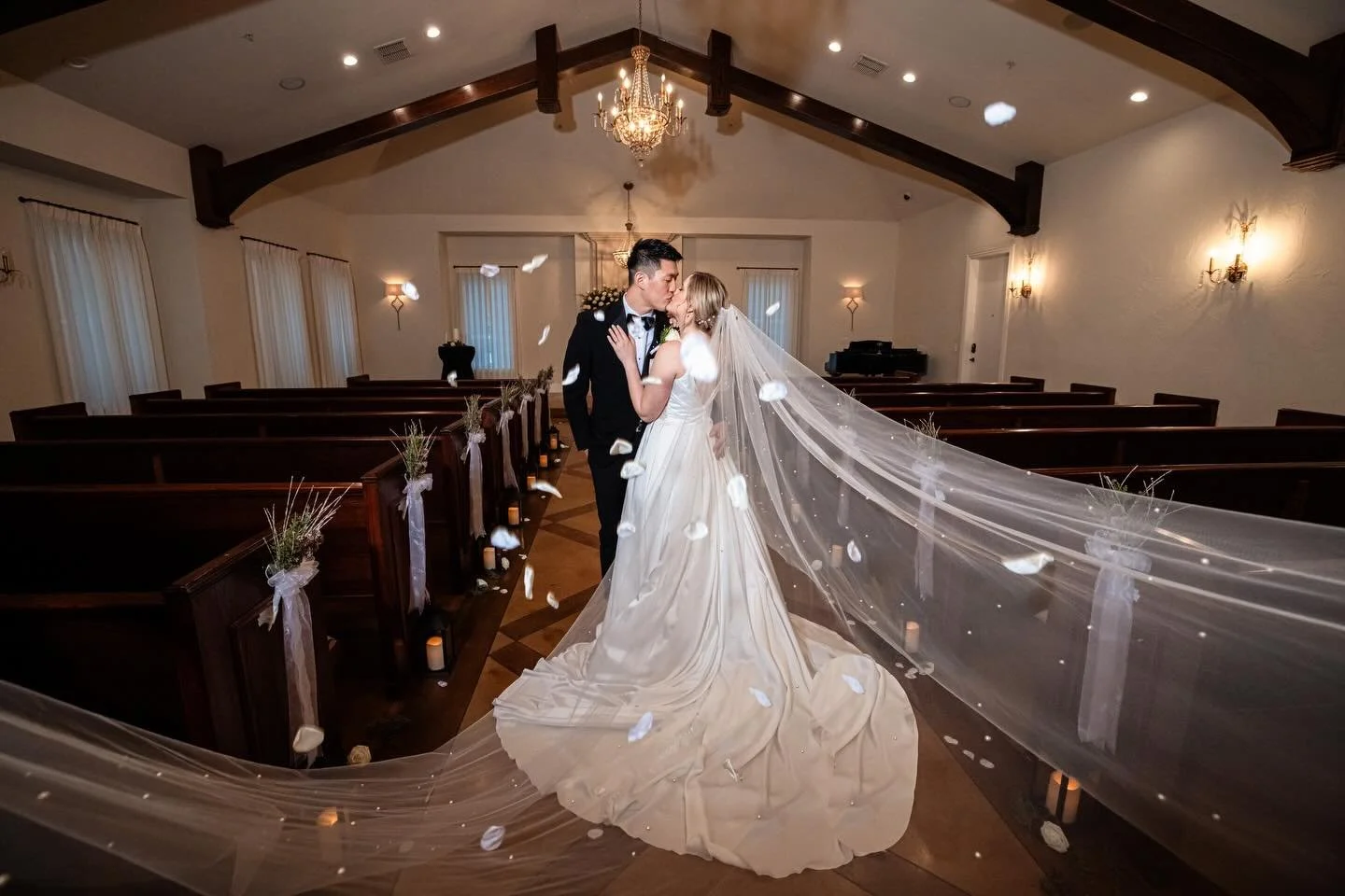 Make no mistake&mdash;if you&rsquo;re wearing a long veil, I&rsquo;m taking that epic shot.

Because that moment?
That movement, that flow, that drama in the wind&hellip; that&rsquo;s the kind of image that tells your story without saying a word.

An