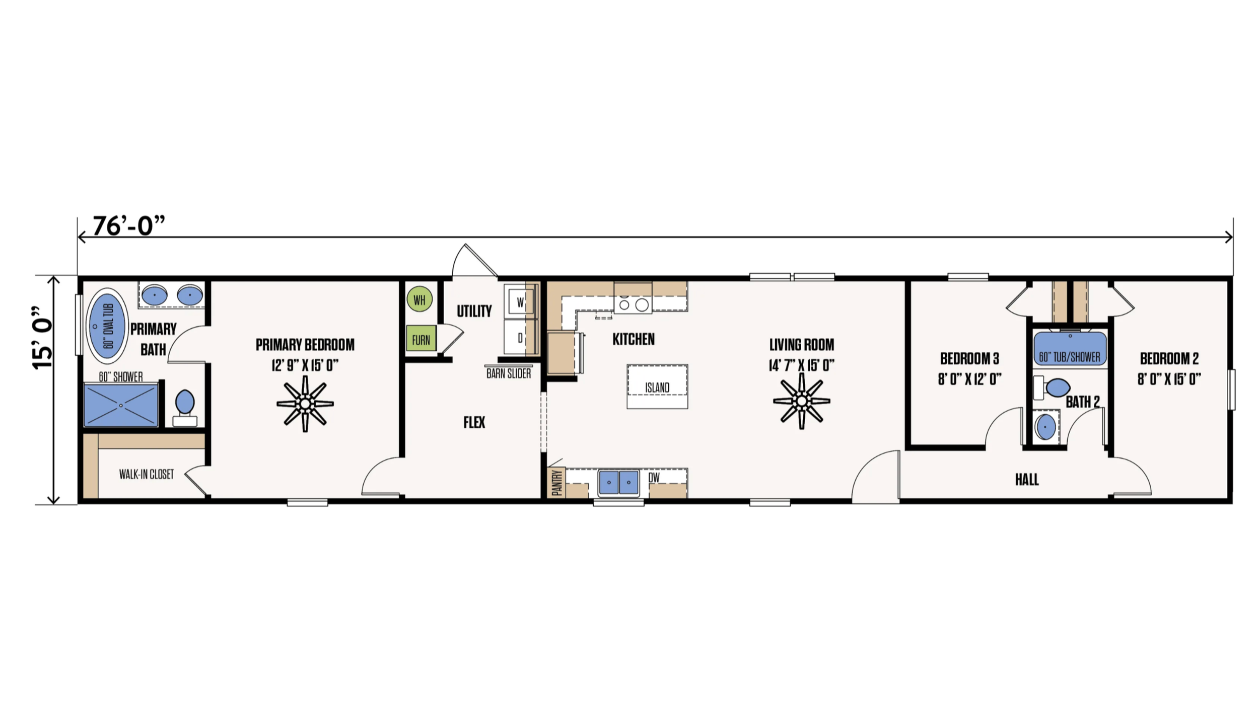 Marathon Homes Manufactured Home - single-wide mobile home in a Mobile park lots for sale in san antonio