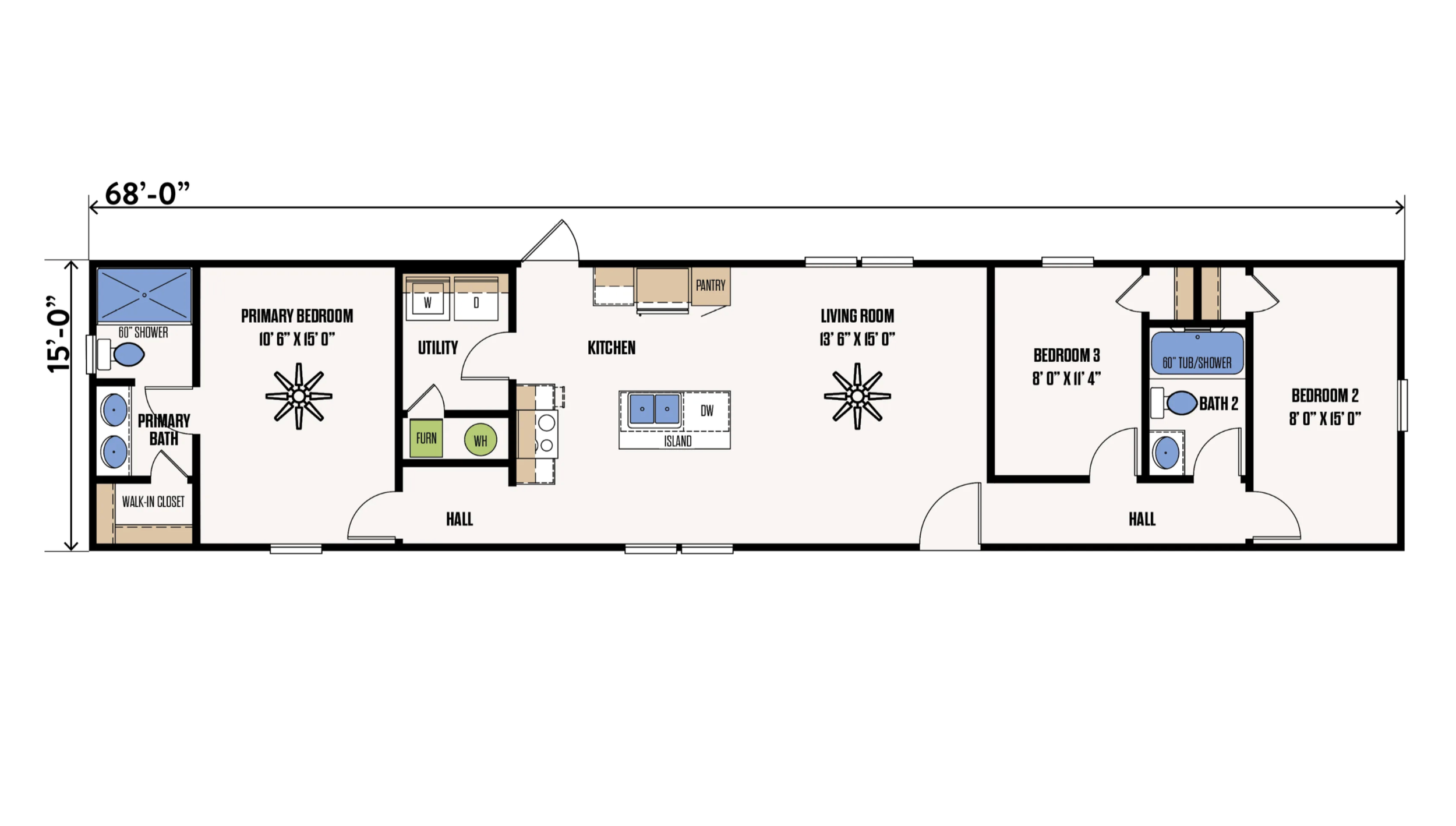 Marathon Homes Manufactured Home - single-wide mobile home in a Mobile park lots for sale in san antonio