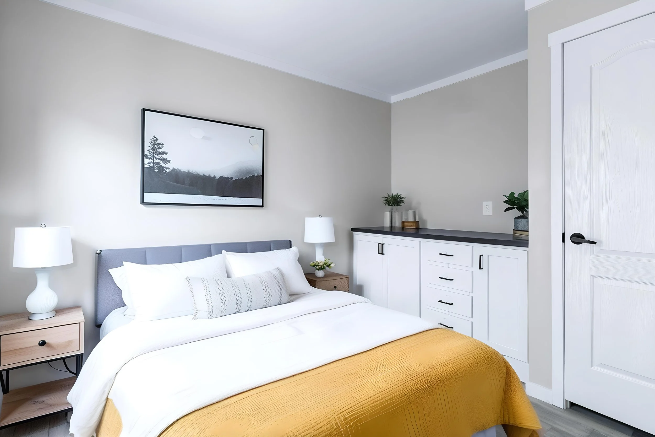 Cozy bedroom in a tiny home at Homestead San Antonio