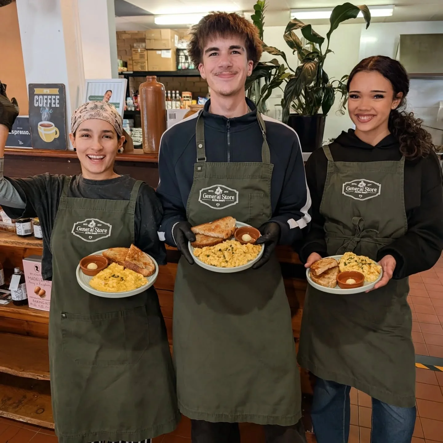 We had some pretty wild rain on Sunday, which we suspect kept a few of our lovely customers safe and sheltered at home. So instead, we turned it into a learning moment for our team!

Our newest (and youngest) hospitality crew members joined our weeke