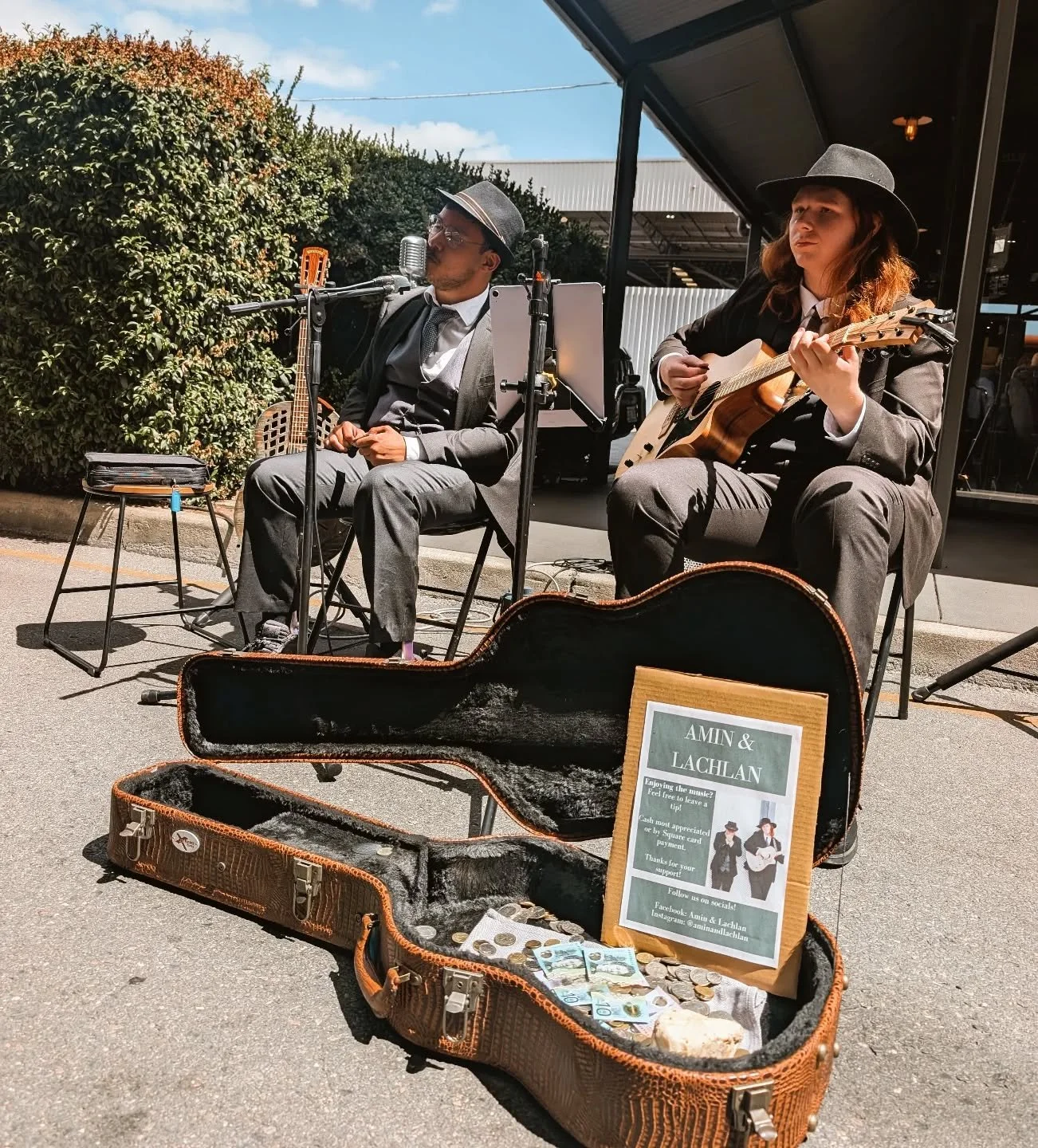 Nothing like a great market morning made even better by Amin and Lachlan setting the vibe with their music 🎵
We&rsquo;d absolutely love to host them at the caf&eacute; one day ☕✨
Go check out their page and show some support for these fantastic youn