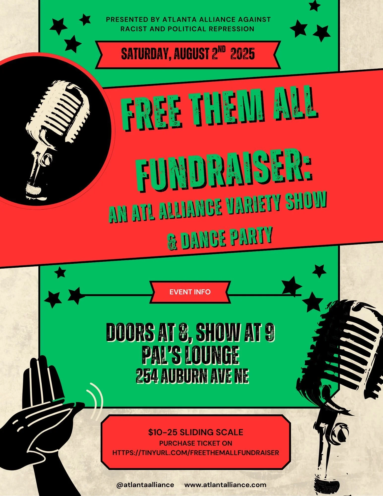 Free Them All Fundraiser: An Atl Variety Show and Dance Party