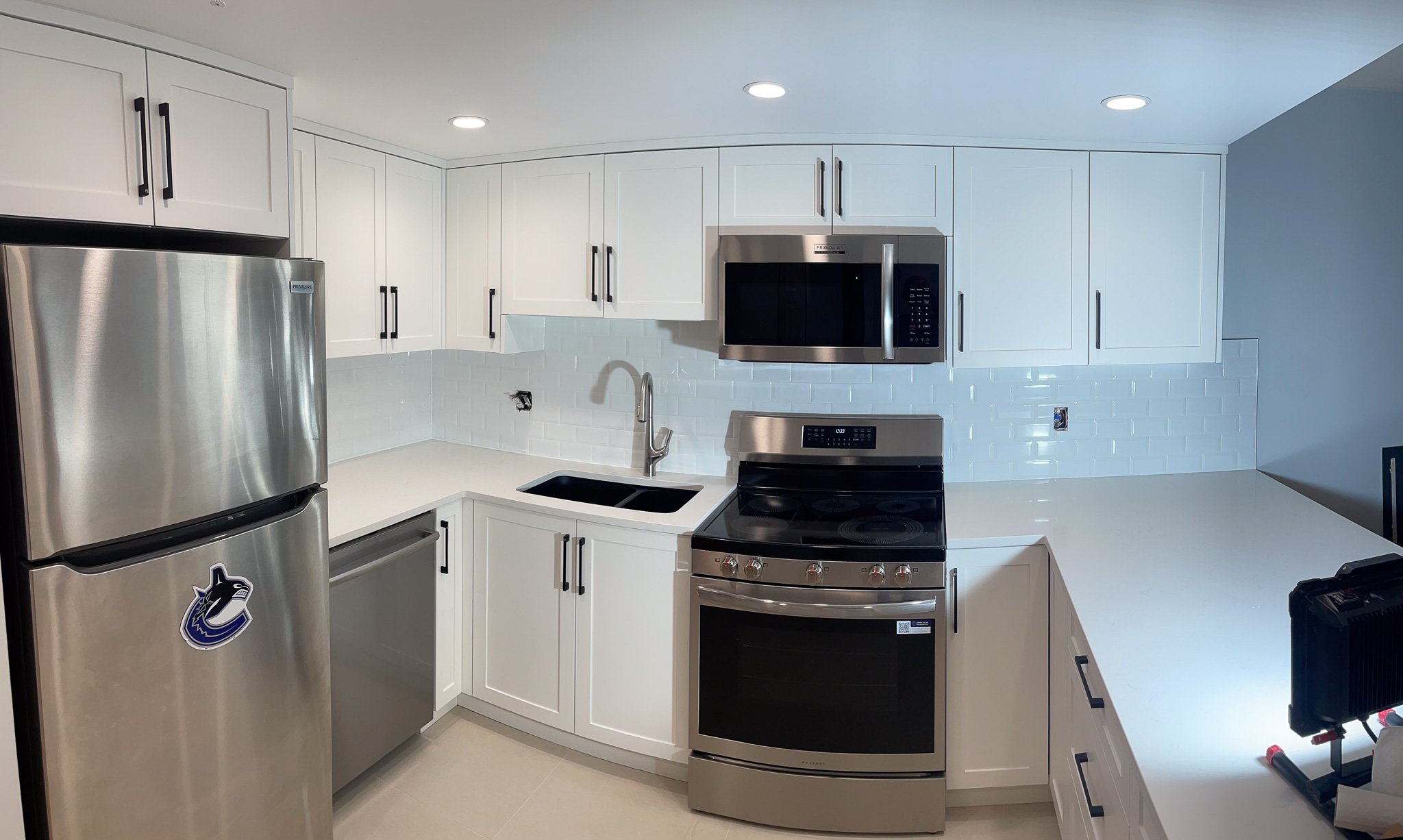Stove of newly renovated kitchen