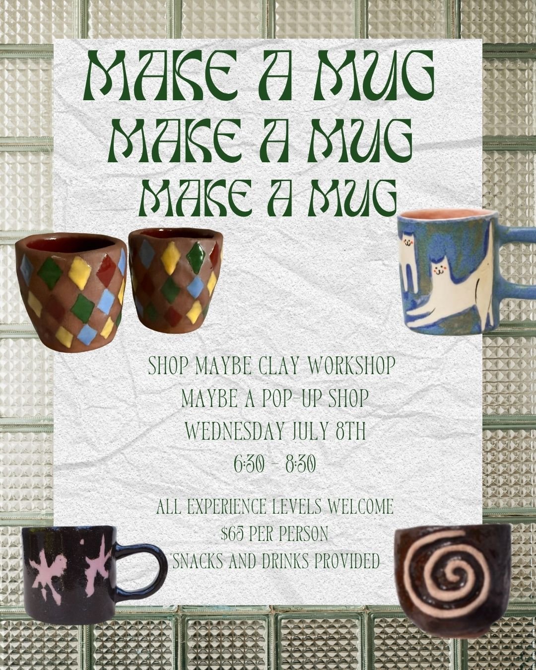 Shop Maybe Ceramic Mug Workshop