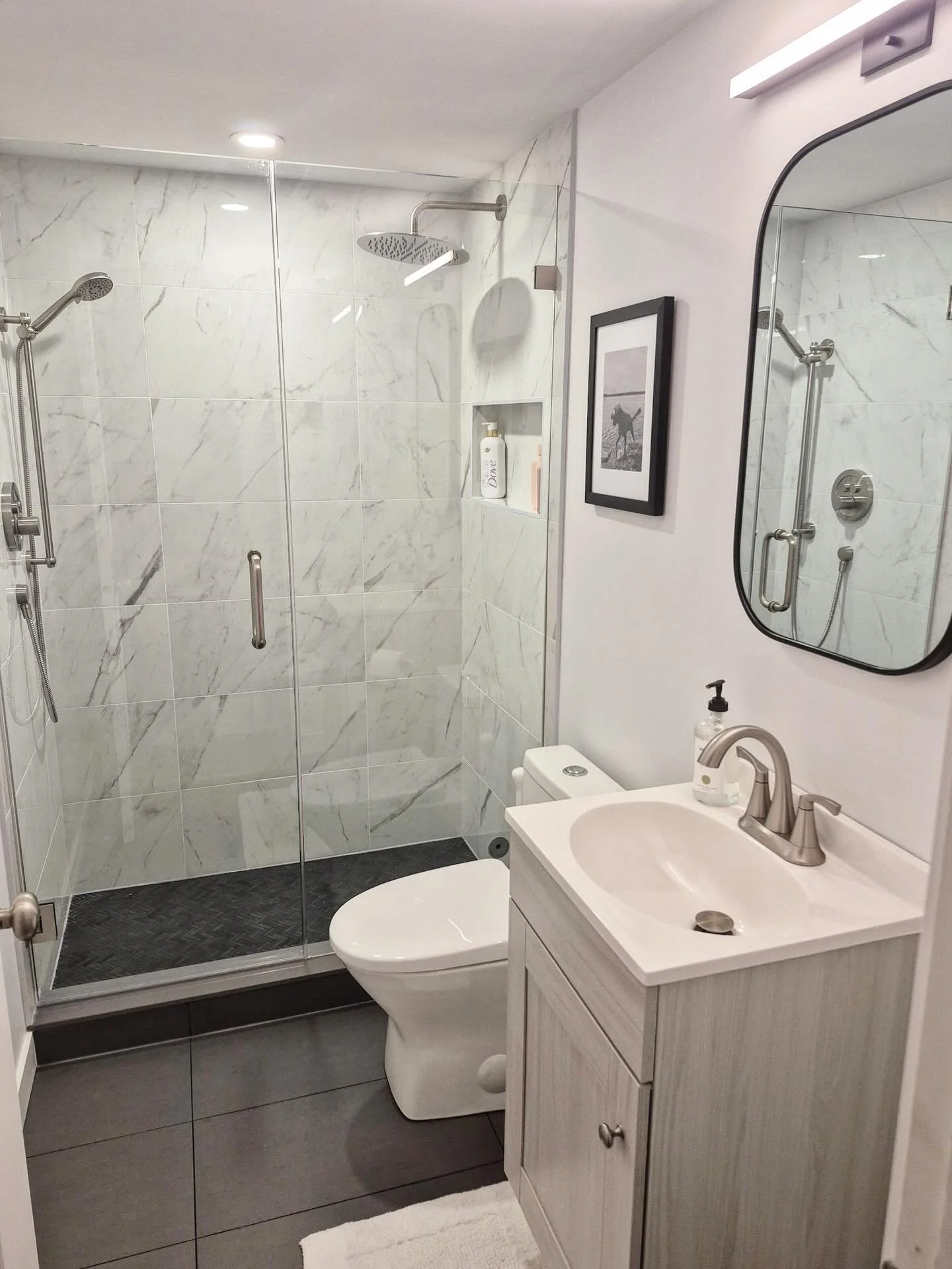 Sparkle AND shine!

That&rsquo;s a wrap on this basement bathroom development. These clients were really great to work with, and we couldn&rsquo;t be happier with the new bathroom we were able to provide their family with. 

As your family grows, the