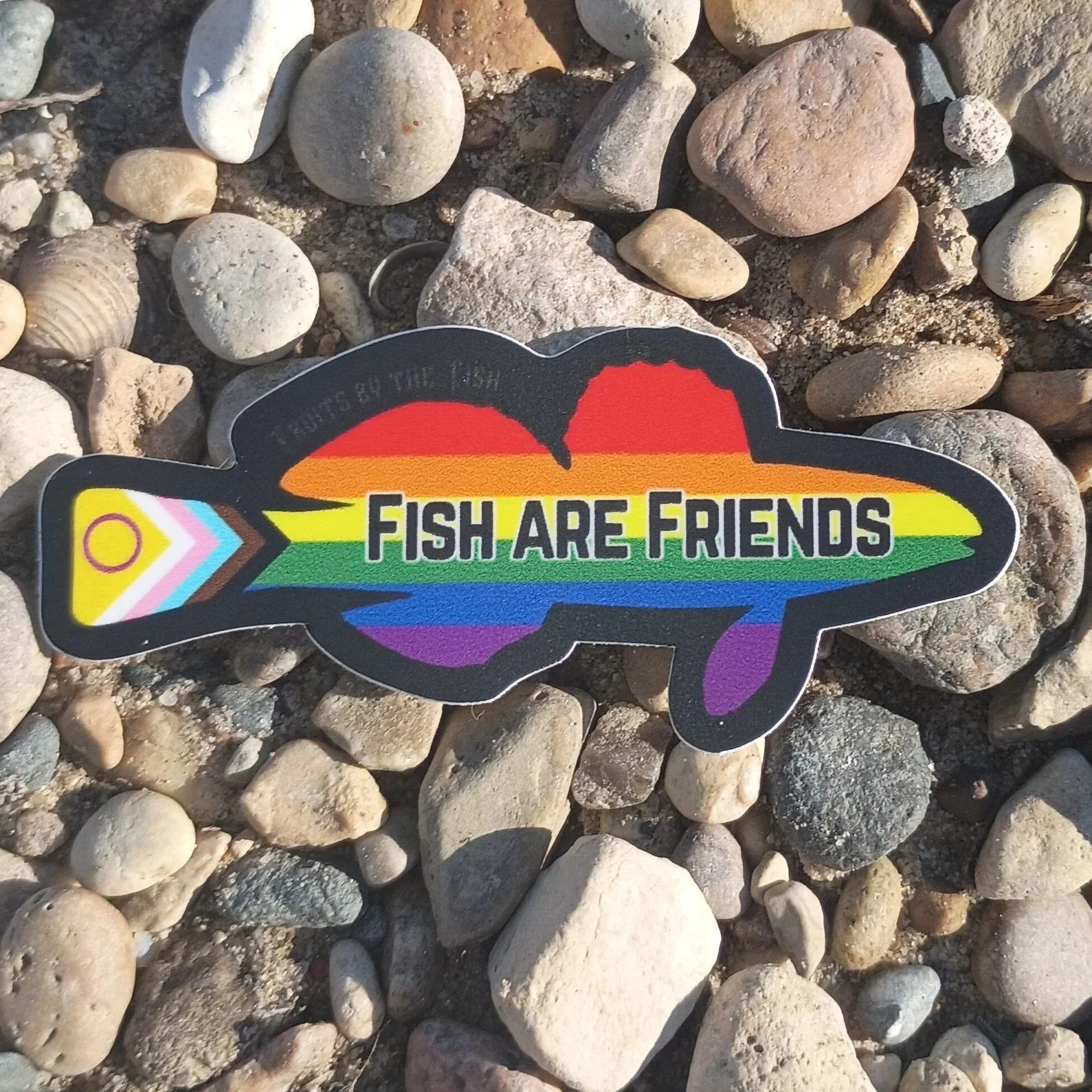Darter - Fish Are Friends Waterproof Sticker