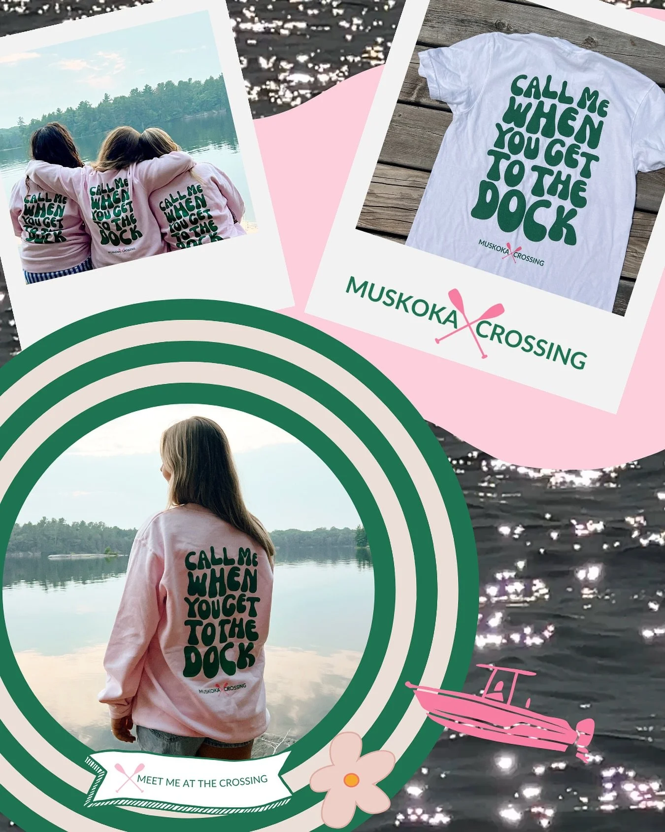 Call me when you get to the dock📞🌊🚤
Our cozy Muskoka Crossing sweaters are dock-day approved and almost gone! 💦🌸 Limited sizes left &mdash; snag yours in store now before they&rsquo;re just a summer memory. 🛶💌