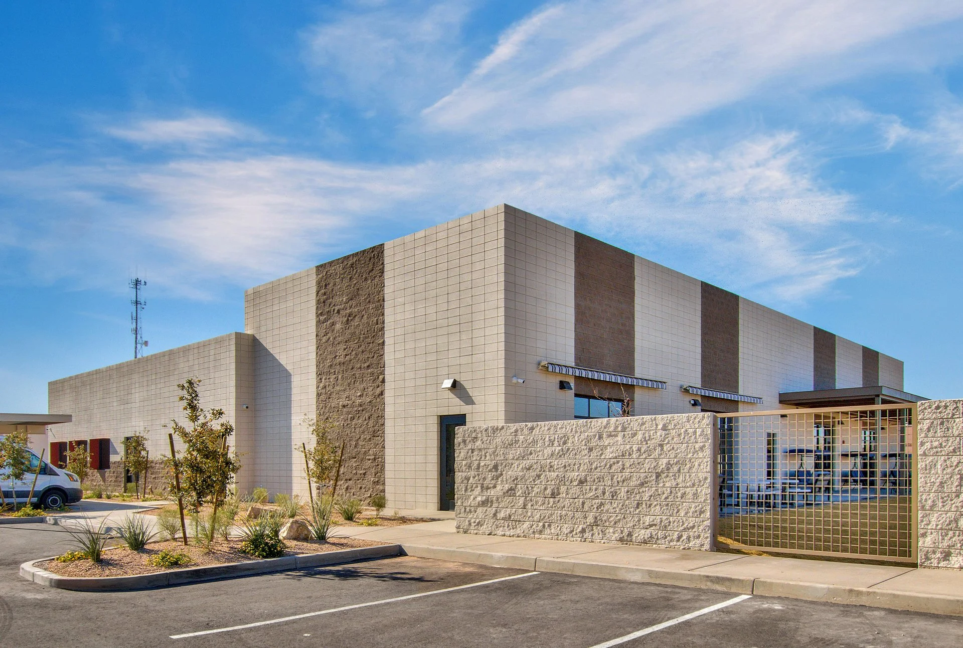 Modern adult daycare building for Neely House.
