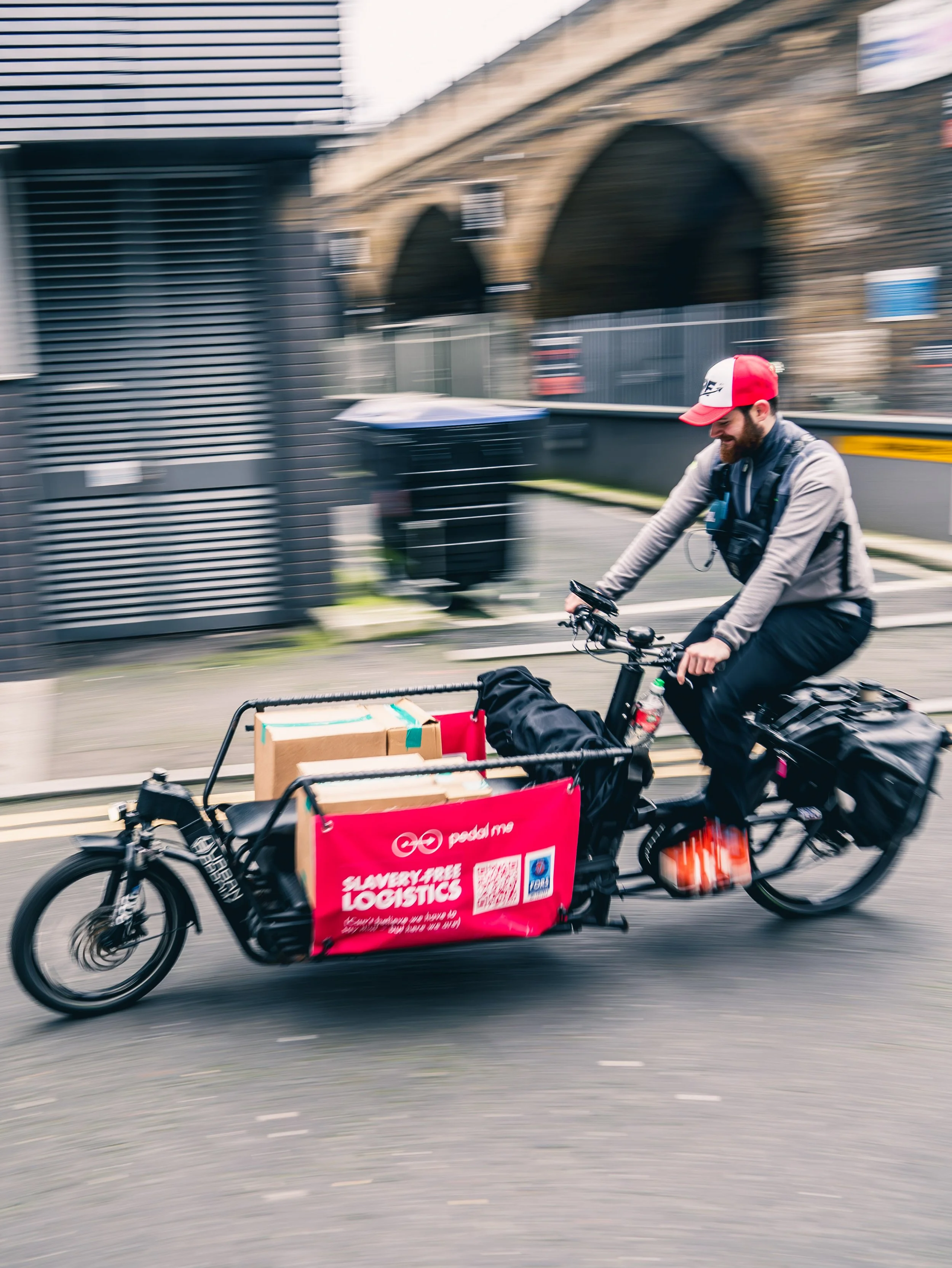Direct to customer B2C deliveries by cargo bike in London