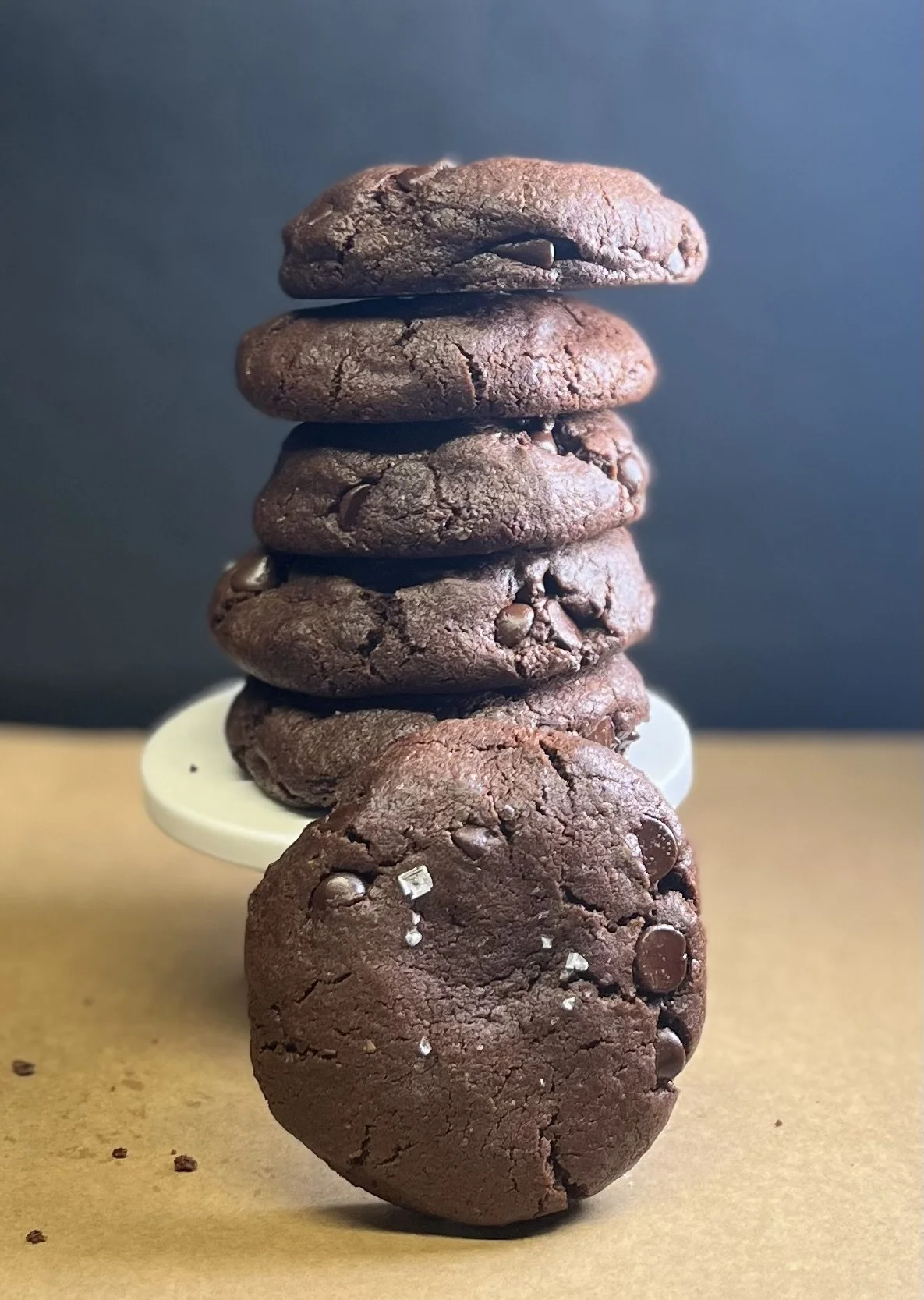 Double Chocolate Cookie (gf) Wheat-Free. It's for the chocolate lovers.   No one knows it's vegan. 