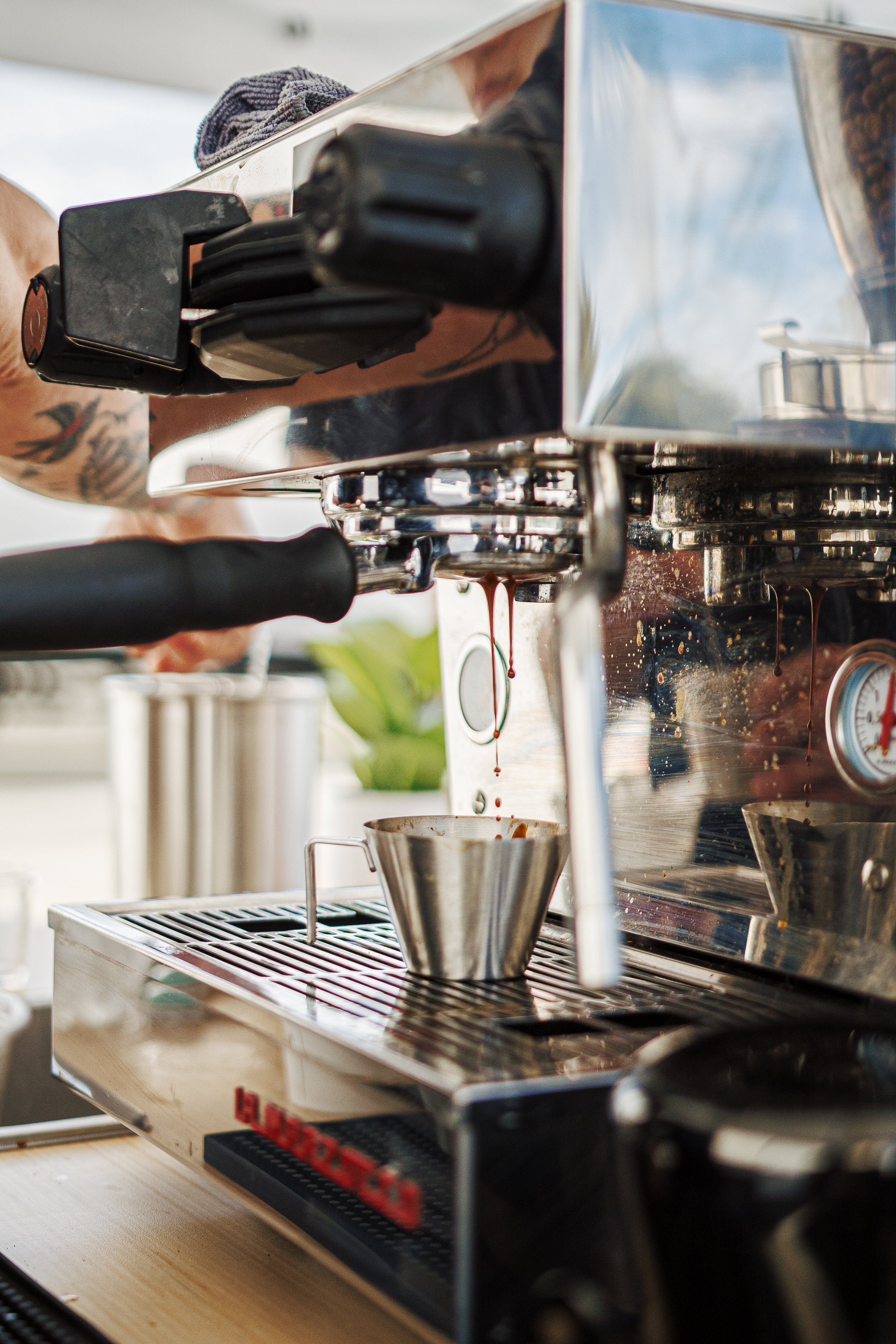 espresso shot at Orange County coffee catering