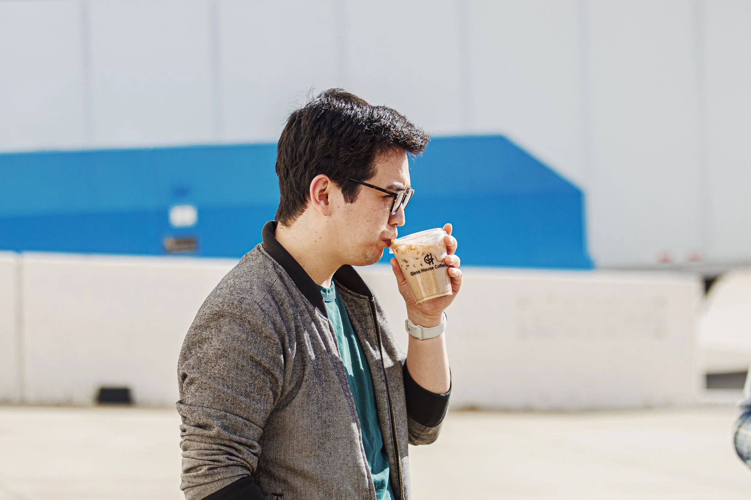 customers at coffee catering