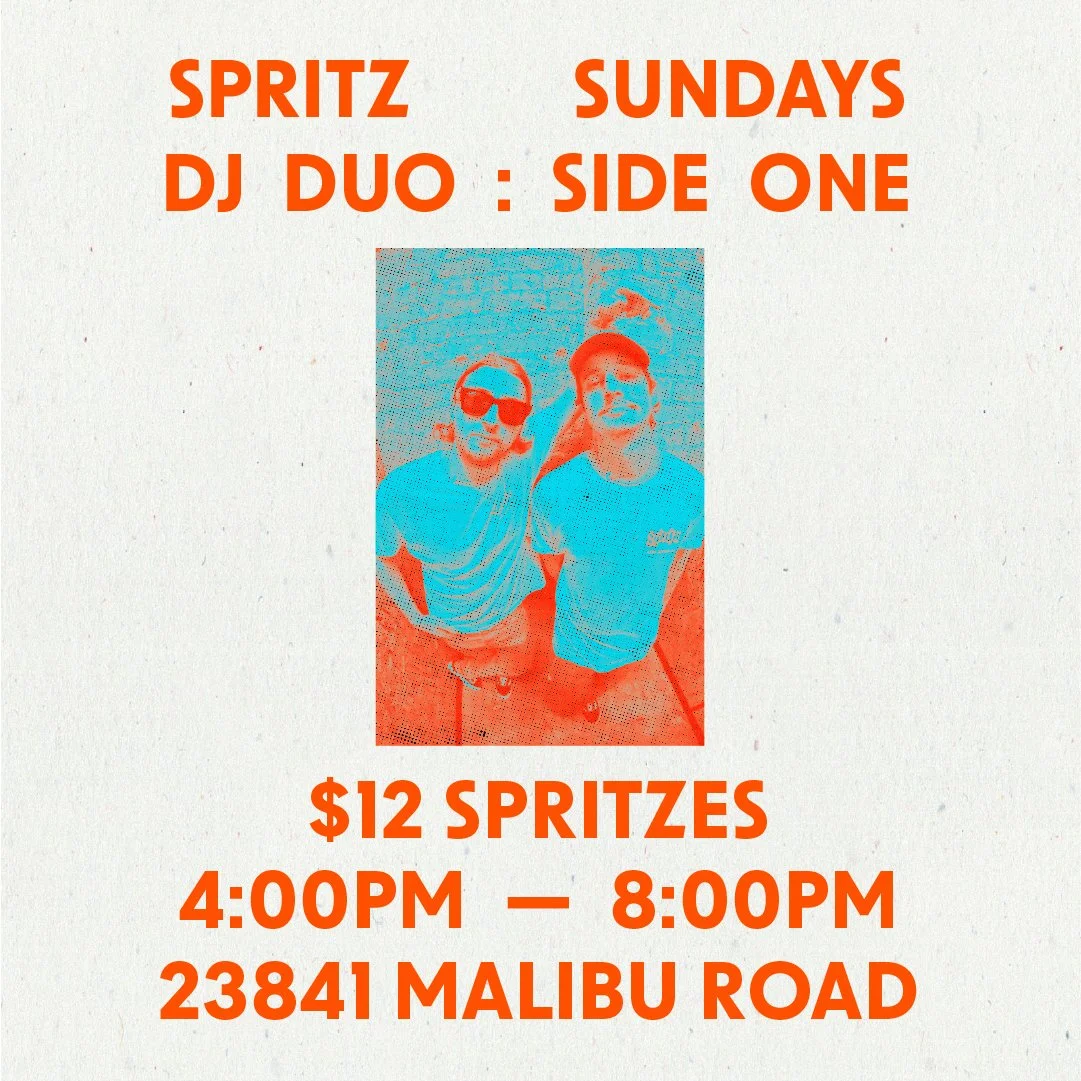 spritz sunday with dj duo side one | malibu