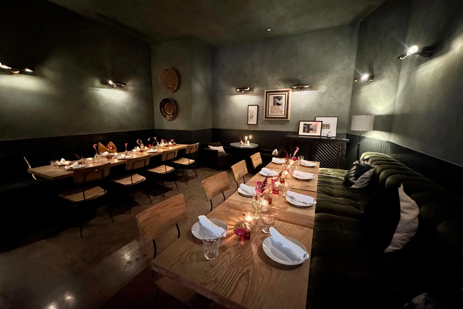 Photo of private dining room at zinqué, a French restaurant in DTLA