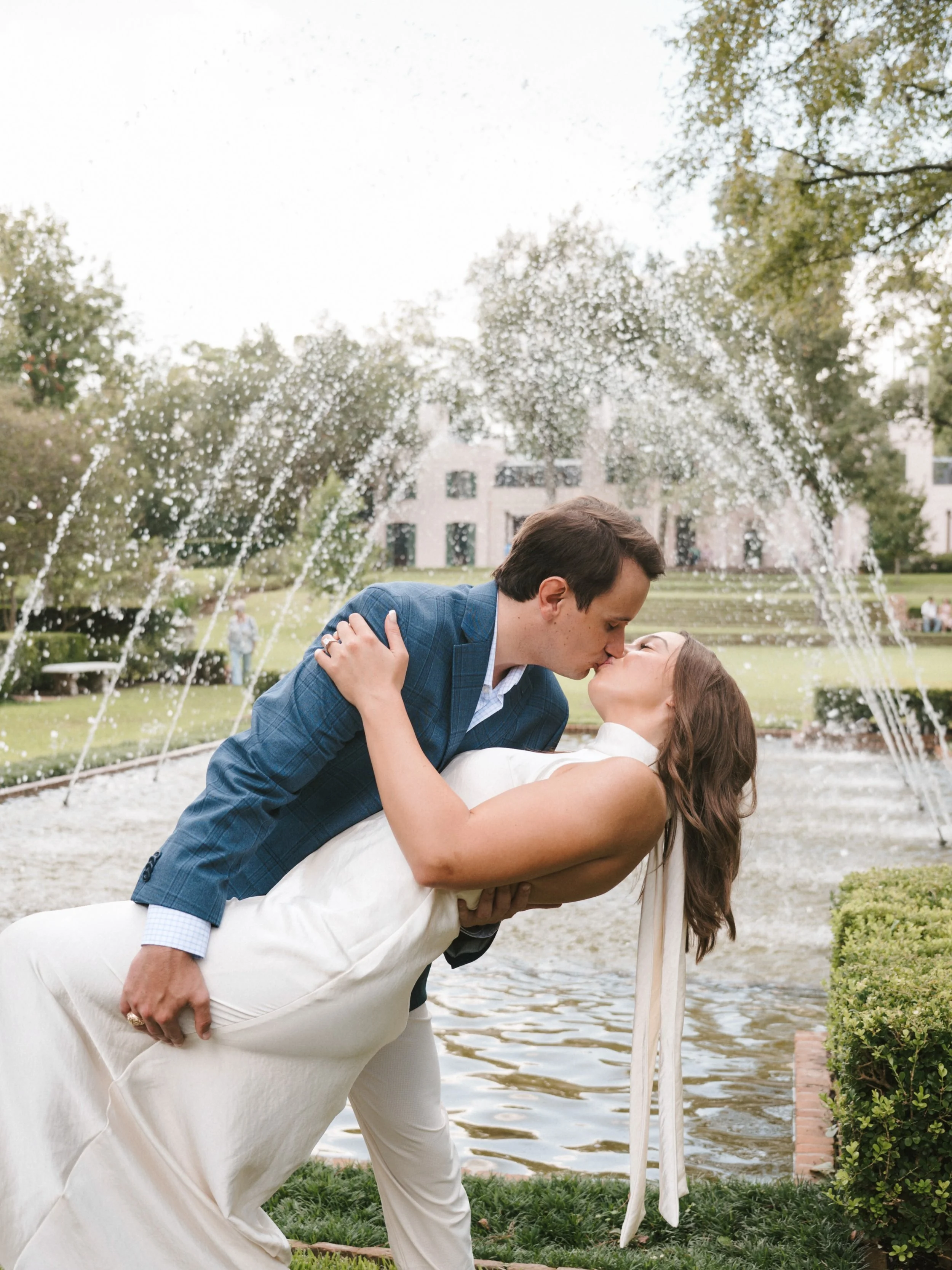 Julia &amp; Harrison 💍 
Congratulations on your engagement! 

Venue: Bayou Bend Collection @mfahouston 

#weddingphotography #weddinginspiration #wedding #houston_photographers #houstonweddingphotographer