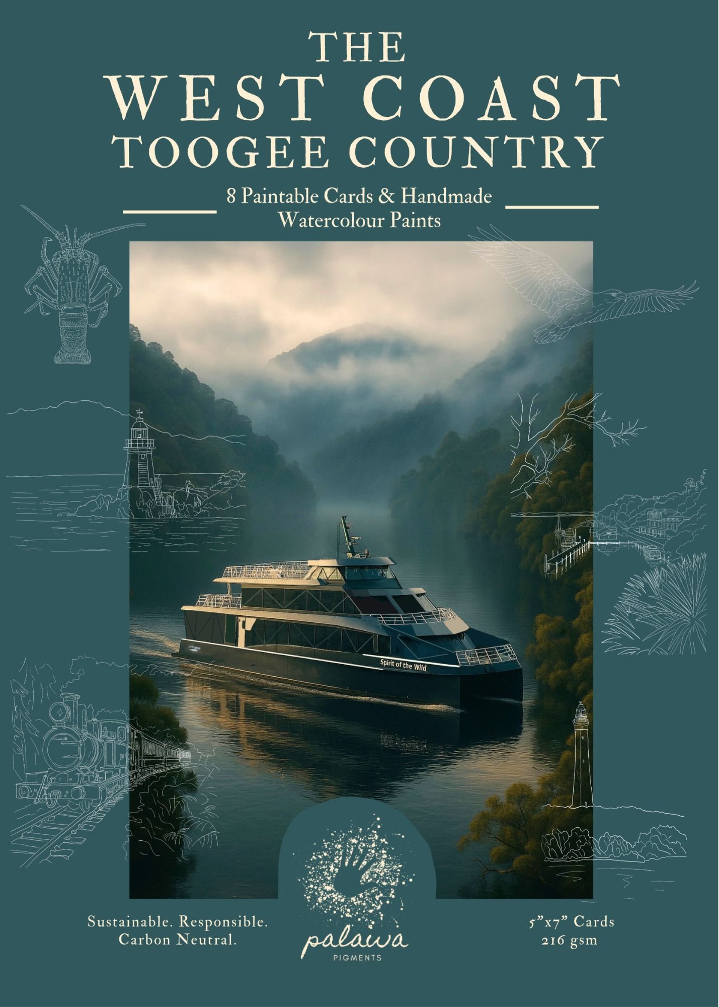 The West Coast Toogee Country Watercolour Painting Kit