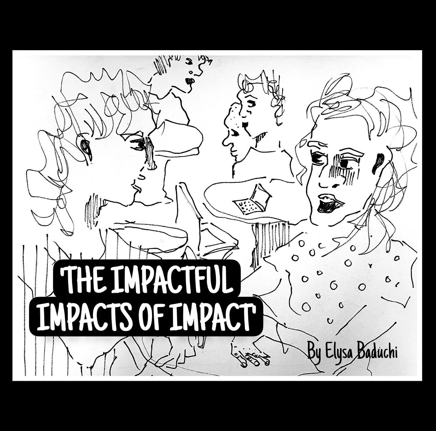 In homage to everyone who flocked the Blue Room yesterday with suits and anxiety, some social commentary on the networking coffee chat&hellip;

Writer: Elysa Baduchi
Artist: Larry Derman