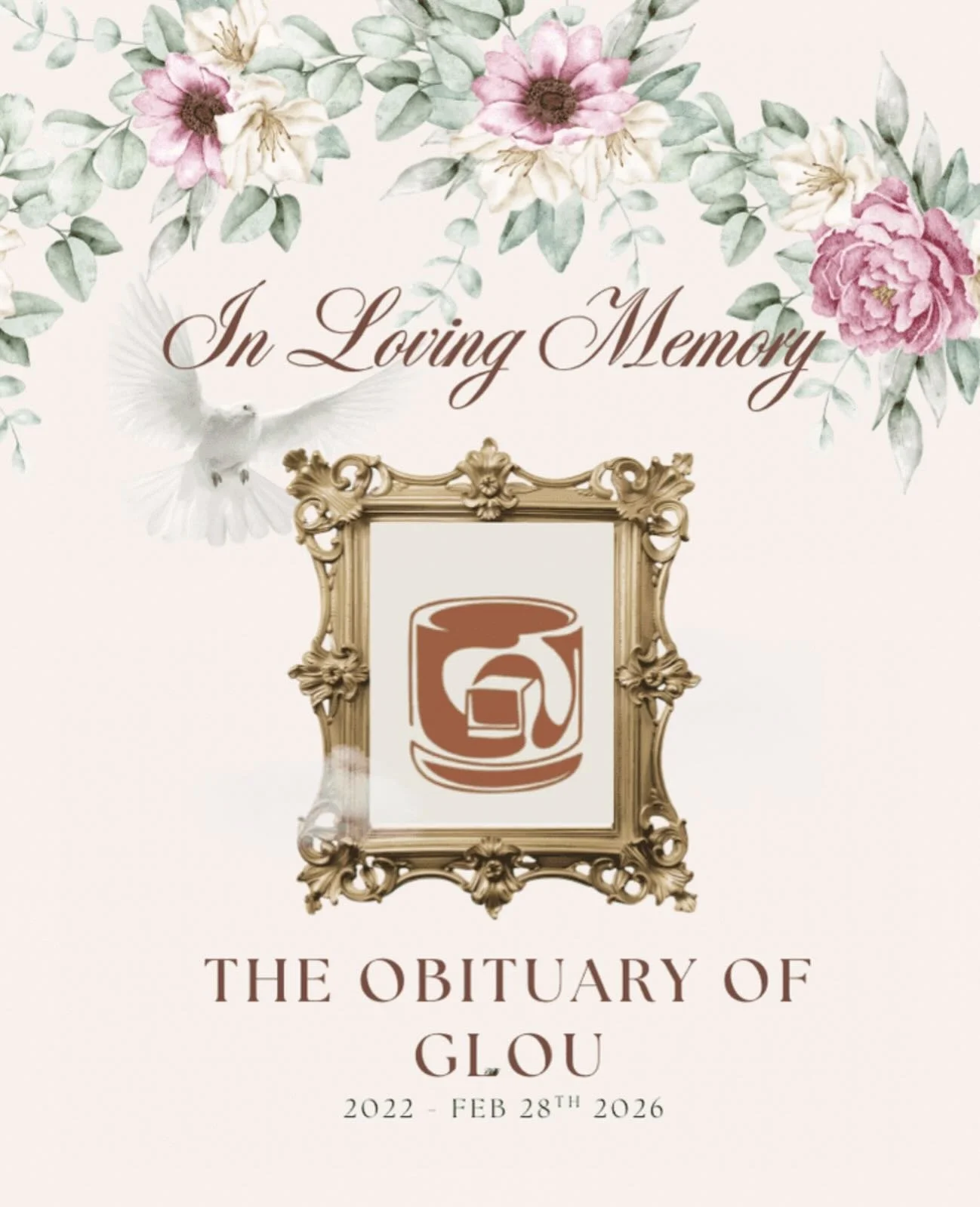 Tragedy has struck. We are here to offer some kind words from Glou&rsquo;s loyalist admirers with the rest of The L00king Glass community.