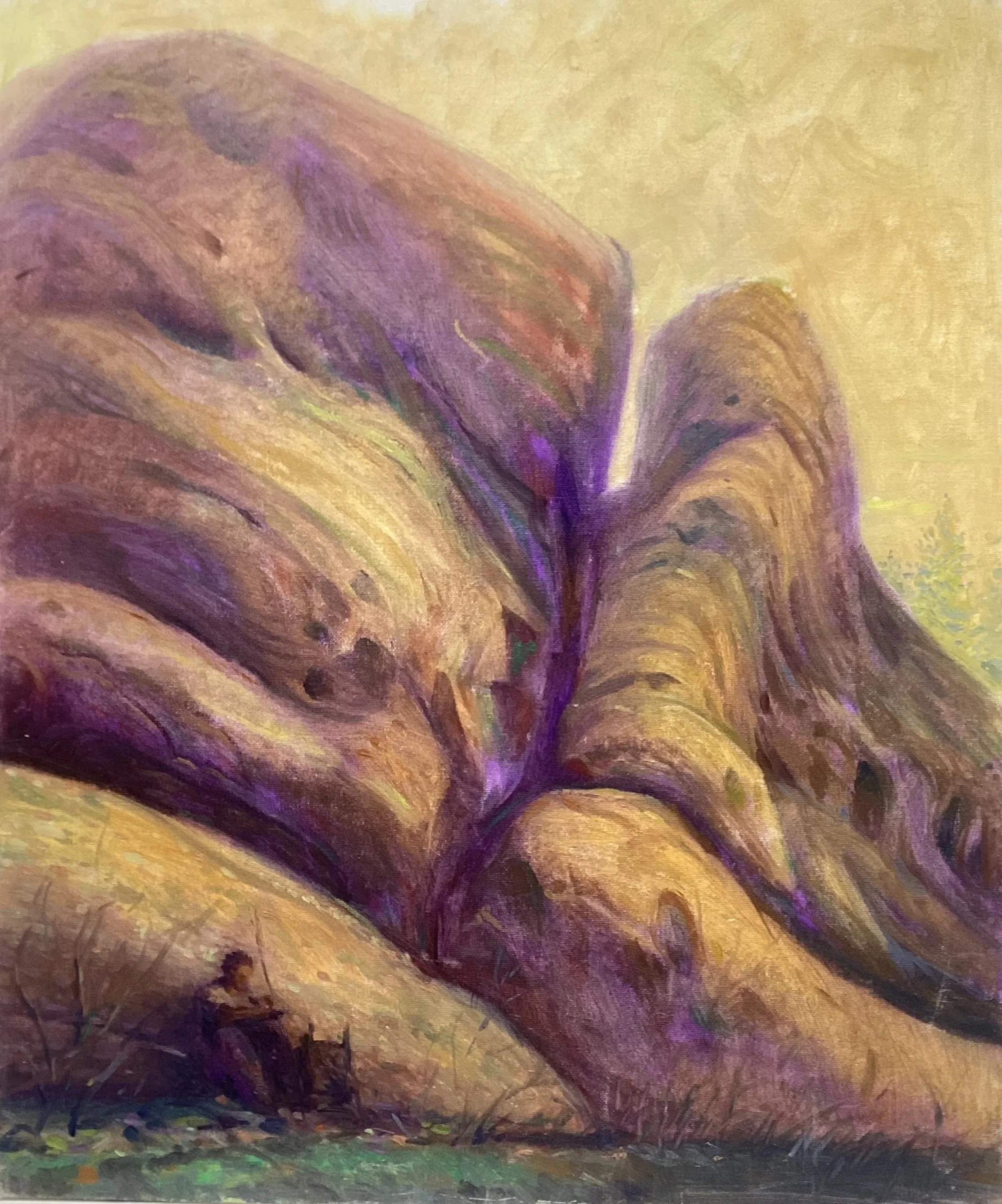 "Red Rocks Park"  Plein Air. Oils on canvas board. 18"x 24".