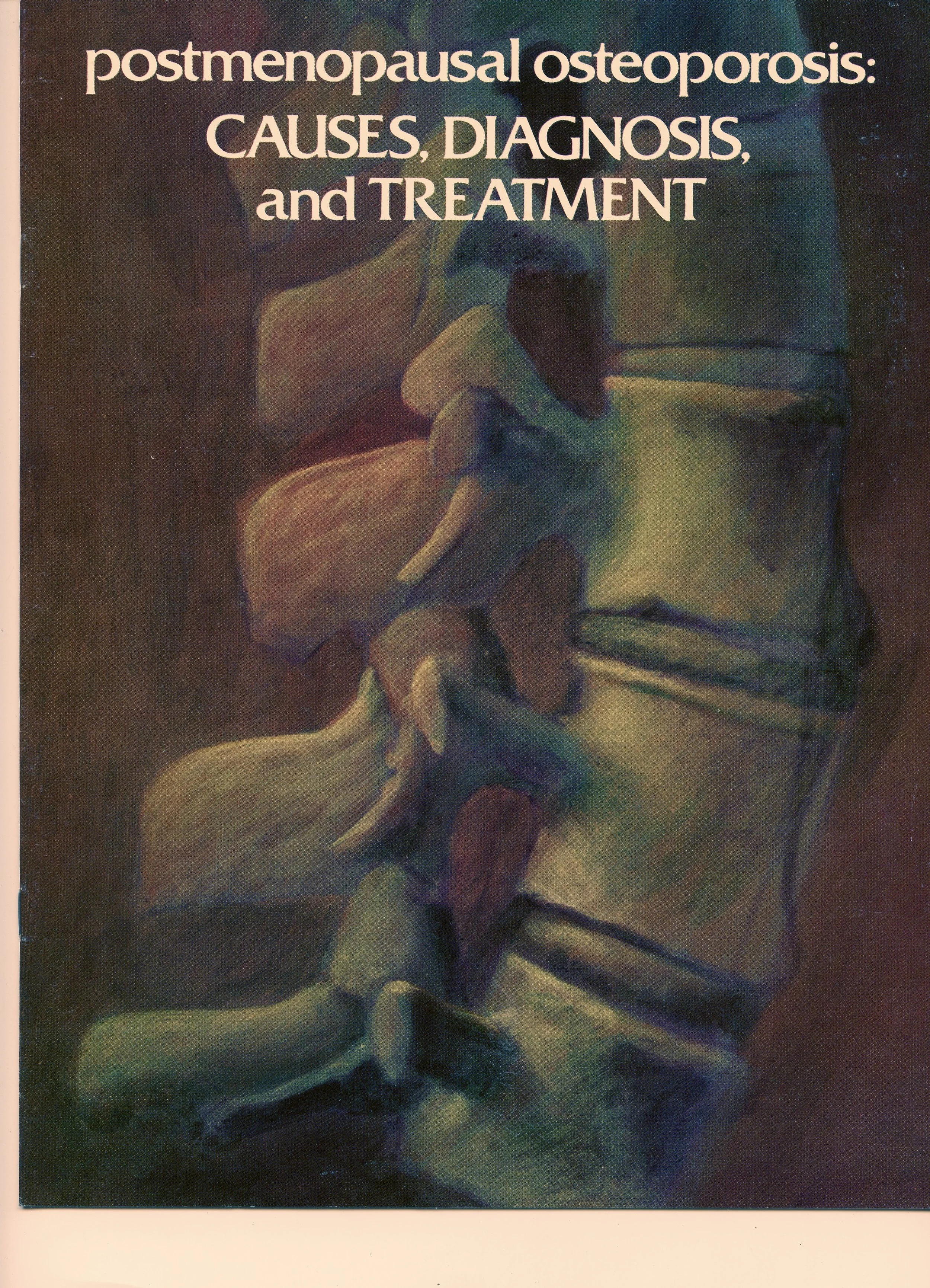 "Lumbar Vertebrae"  Oils on masonite. This picture changed my ideas about art. Completed in an hour, as a sketch for a background to a photo insert, the art director submitted it to the society of illustrators annual show and it got in. 