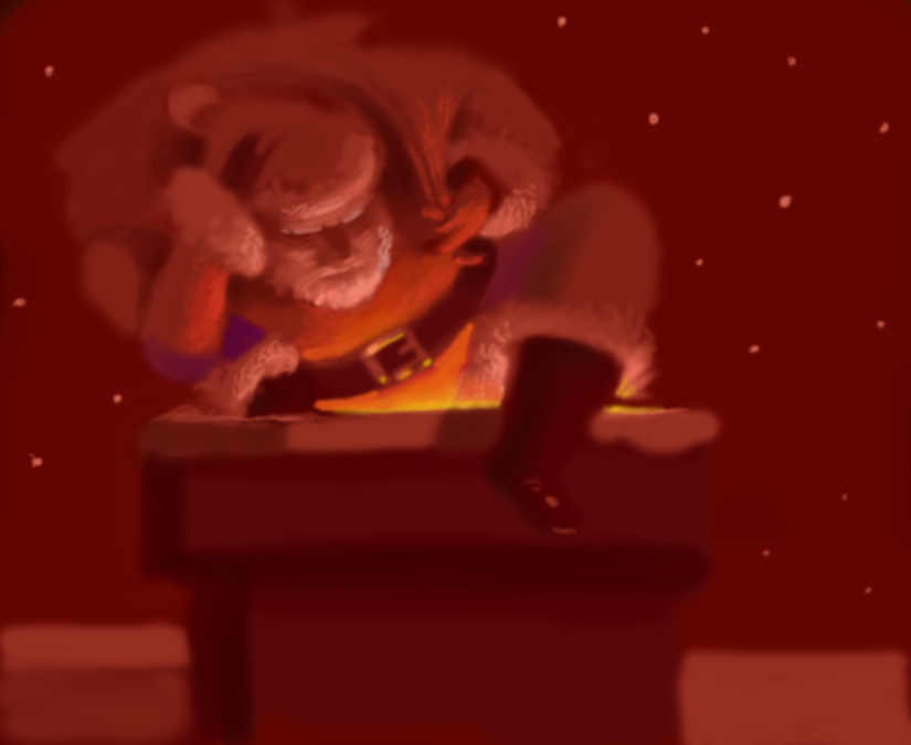 "The Night Santa Got Lost" PhotoShop. 
