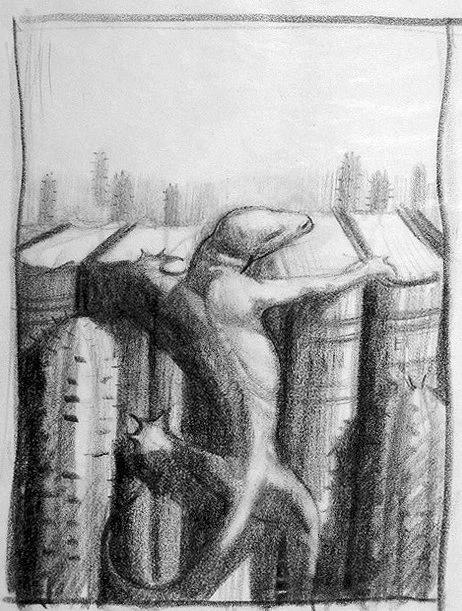 Summer Reading Sketch 3